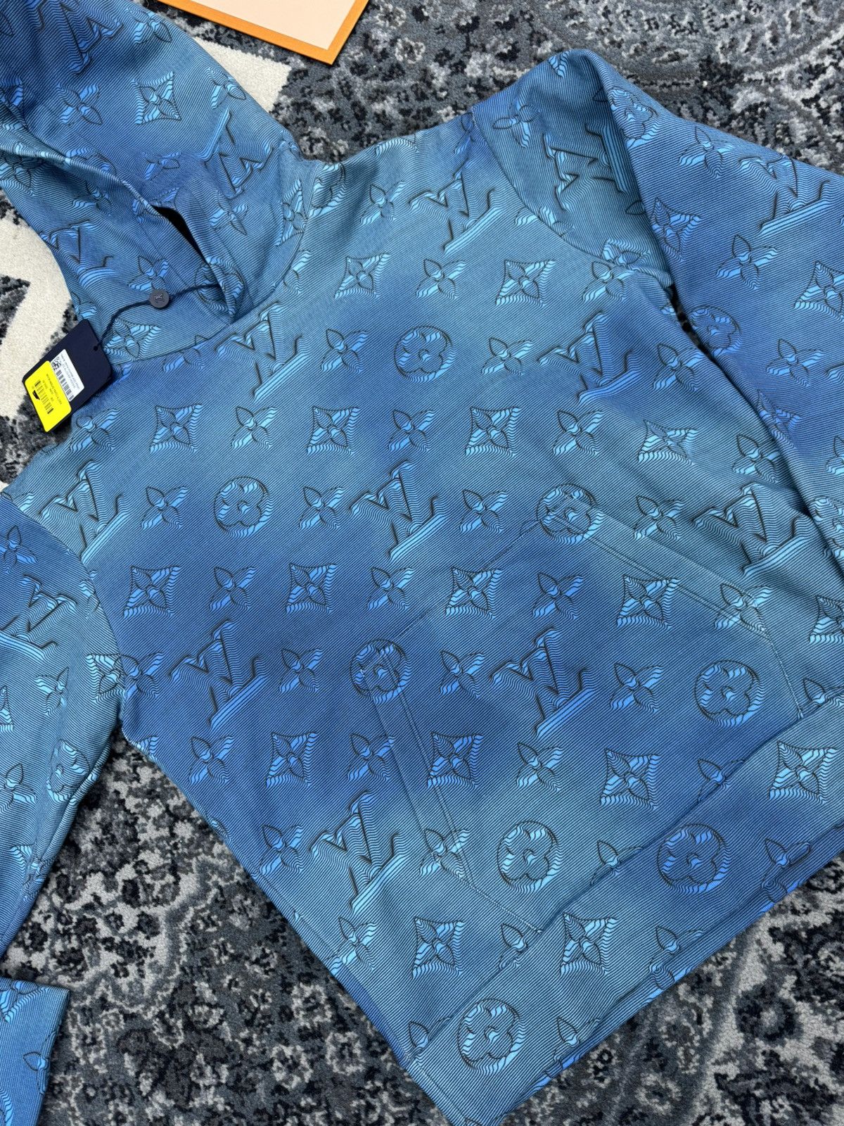 Louis Vuitton Louis Vuitton 2054 blue pull over hoodie Size US S / EU 44-46 / 1 - 5 Thumbnail