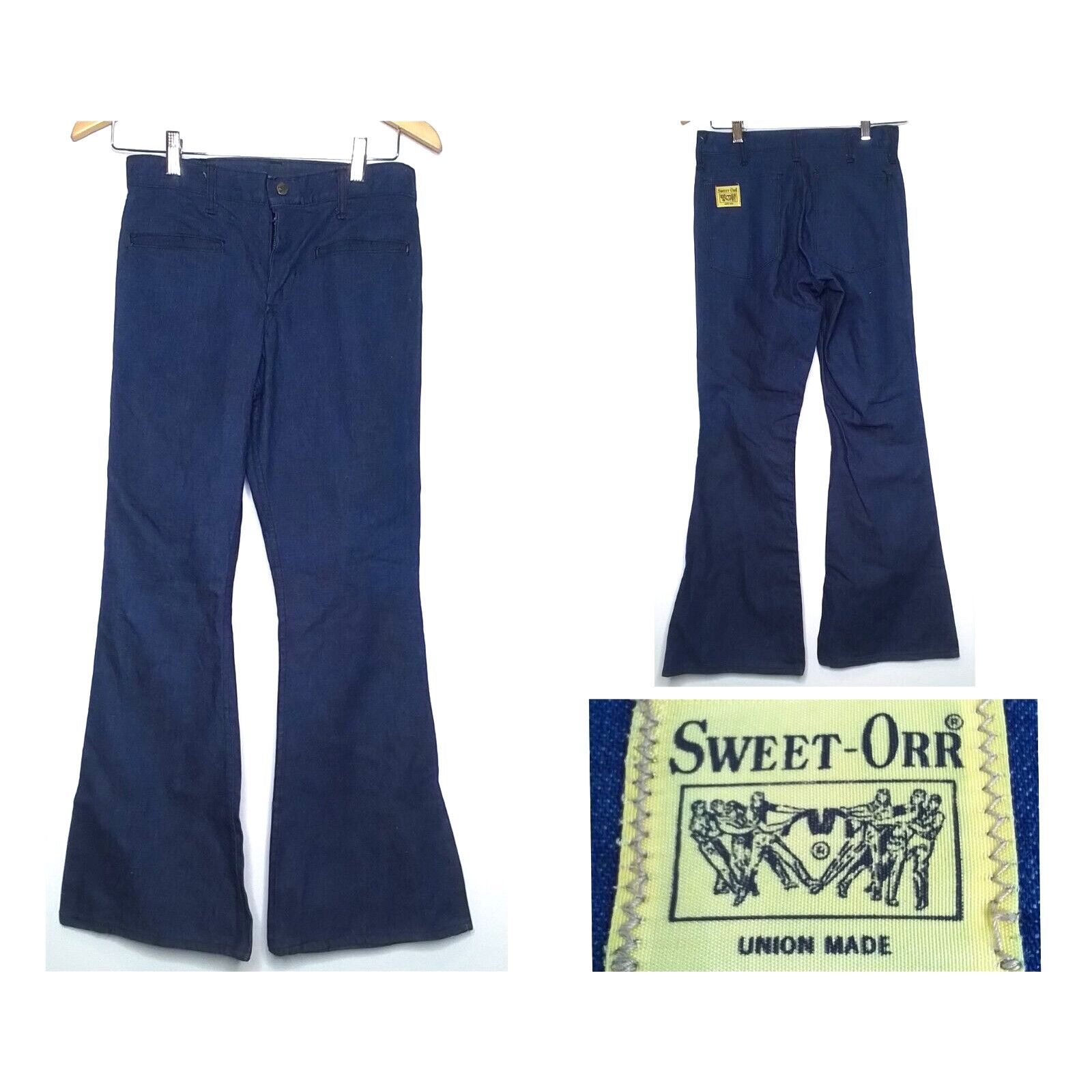 Other Sweet Orr Jeans Women's Size 27 1960's Flare Union Made Size 27" / US 4 / IT 40 - 1 Thumbnail