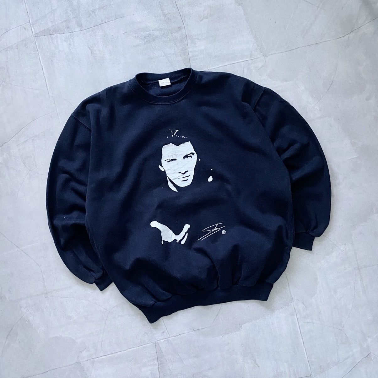 Band Tees × Vintage Vintage 00s Sakis Rouvas Greece Actor Singer Sign Sweatshirt Size US S / EU 44-46 / 1 - 1 Thumbnail