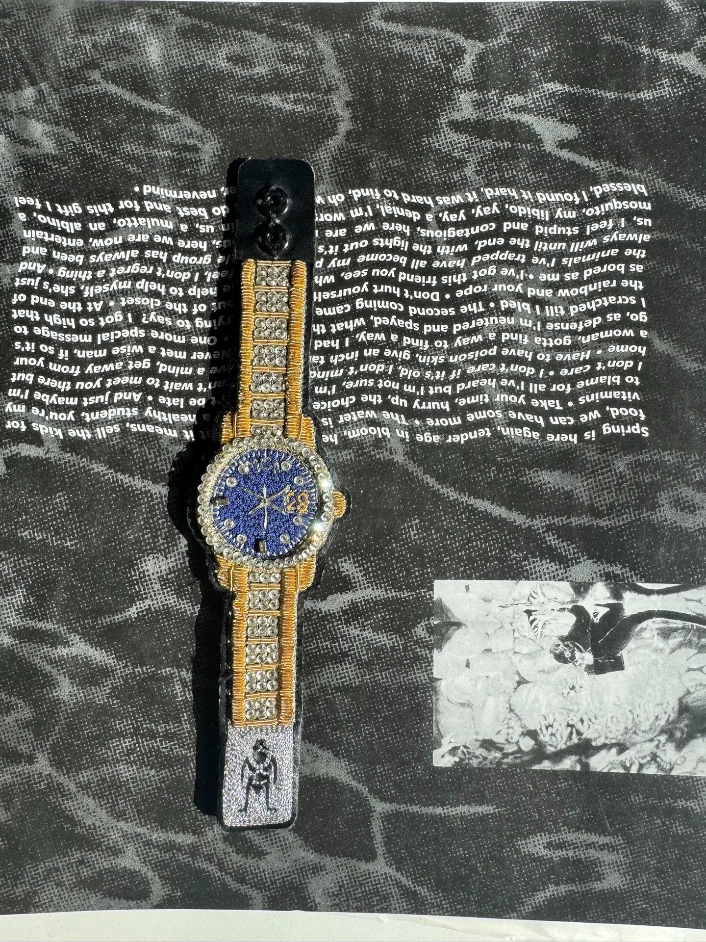 Walter Van Beirendonck Walter Van Beirendonck Gold Diamond Watch Bracelet Size ONE SIZE - 1 Thumbnail