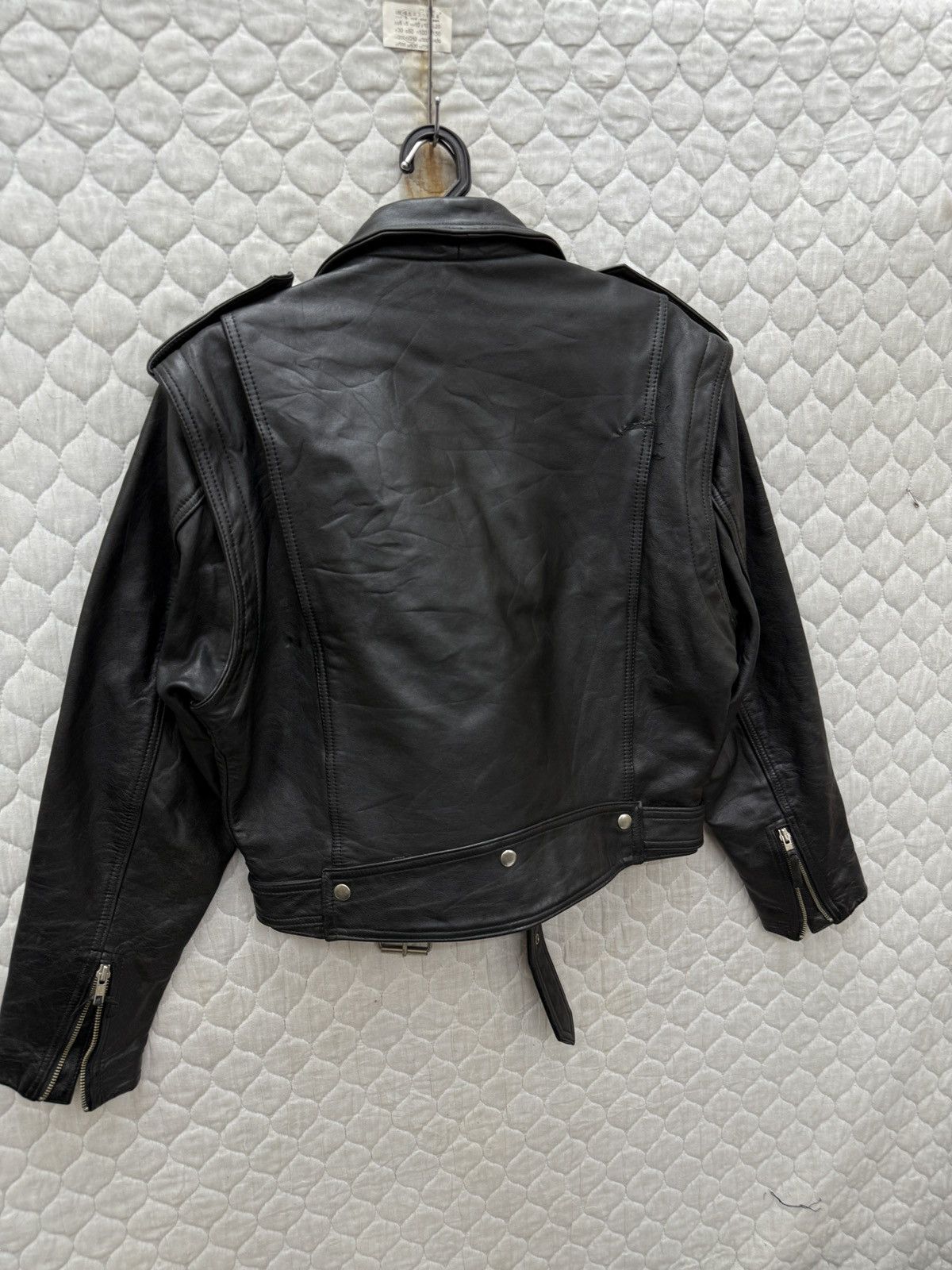 Mastercraft Union 🔥🔥🔥ARCHIVE VTG DOUBLE COLAR LEATHER JACKET Size M / US 6-8 / IT 42-44 - 6 Thumbnail