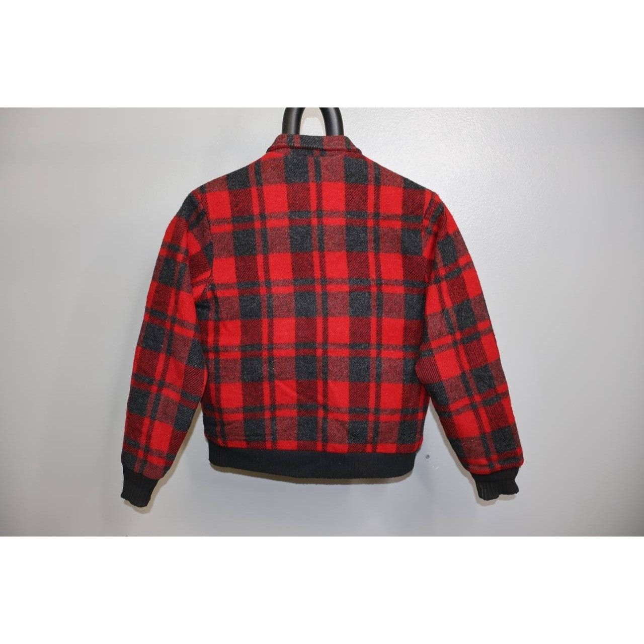 Vintage VTG Woolrich Wool Buffalo Plaid Bomber Jacket Womens Small Size S / US 4 / IT 40 - 2 Thumbnail