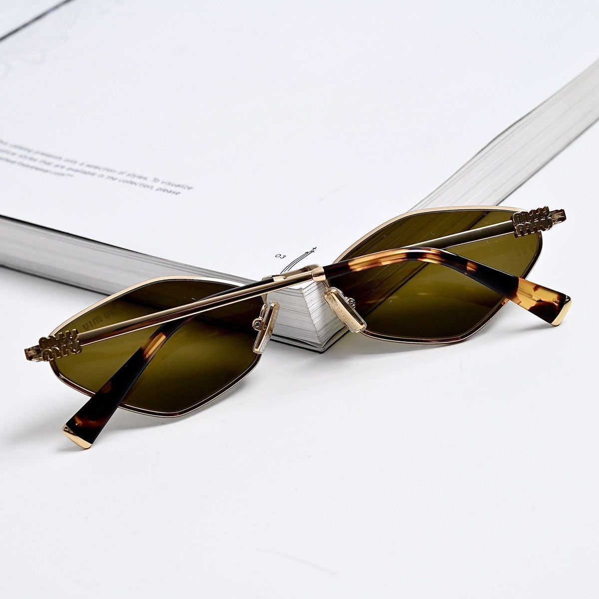 Miu Miu MIU MIU 0MU 0MU 56ZS SUNGLASSES Size ONE SIZE - 9 Thumbnail