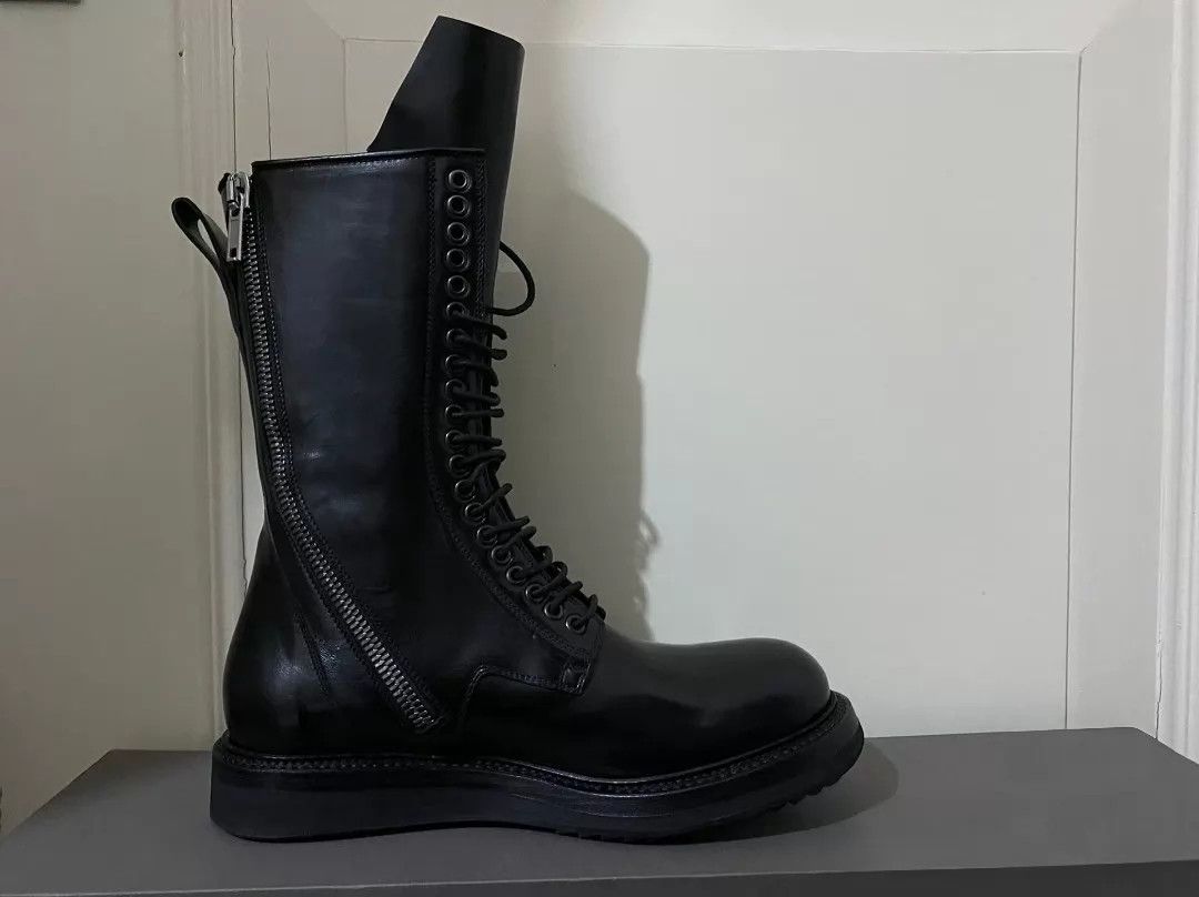 Rick Owens Rick Owens SS15 Moto Creeper Boots | Grailed