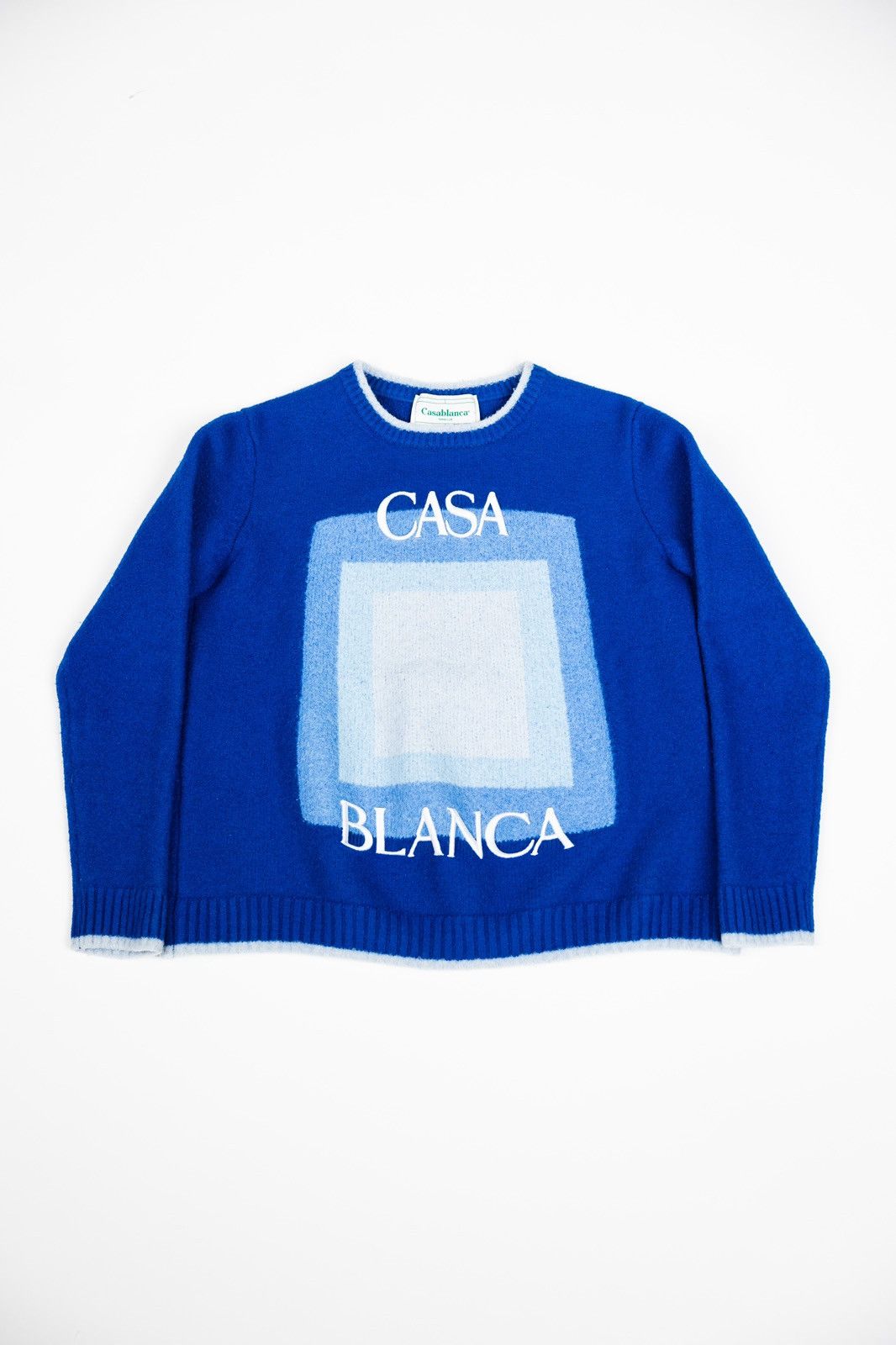 Casablanca Casablanca Gradient Logo Wool Sweater Size L / US 10 / IT 46 - 1 Thumbnail