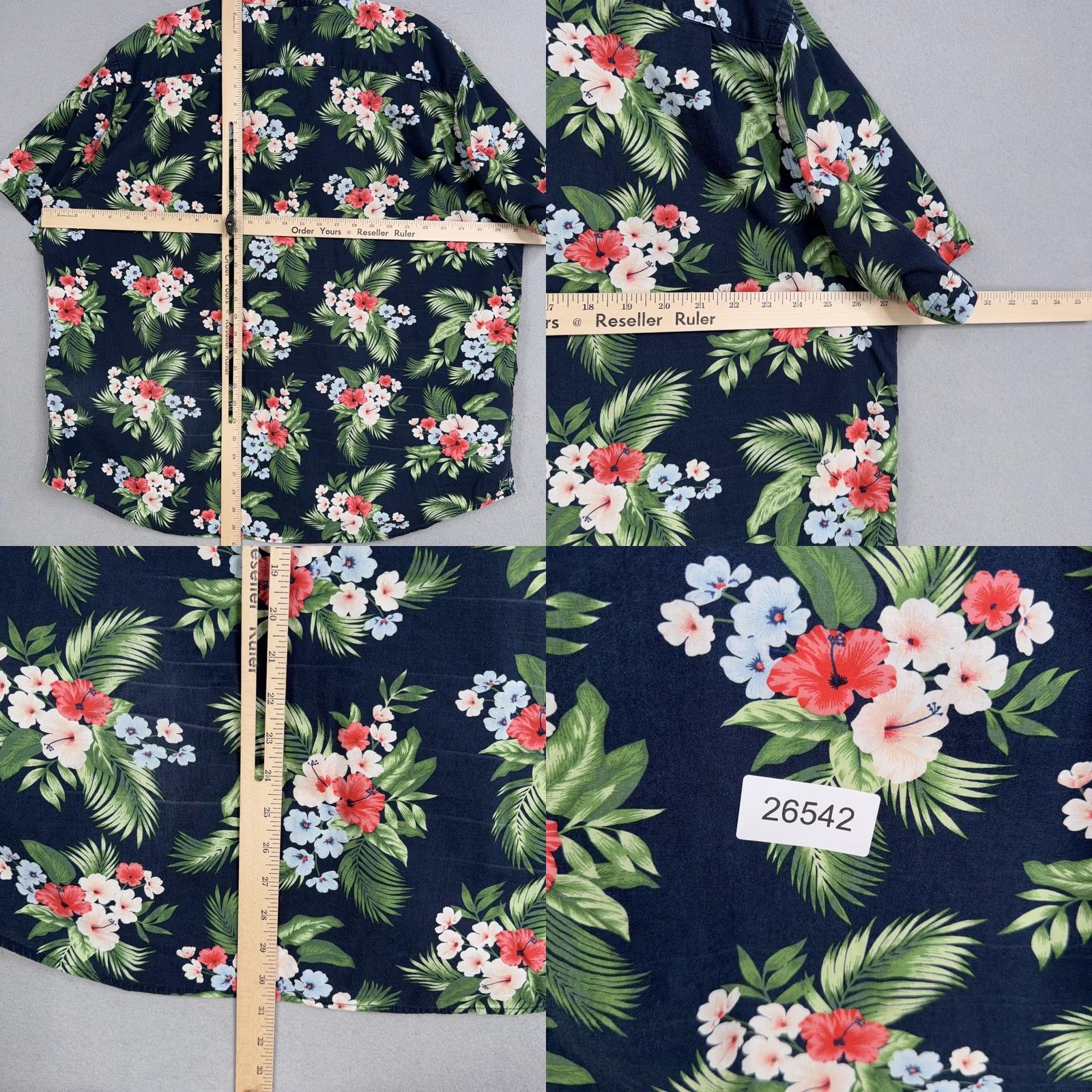 Old Navy Old Navy Shirt Mens 2XL Blue Floral Hawaiian Sailboat Aloha Button Up Lot of 2 Size US XXL / EU 58 / 5 - 9 Thumbnail