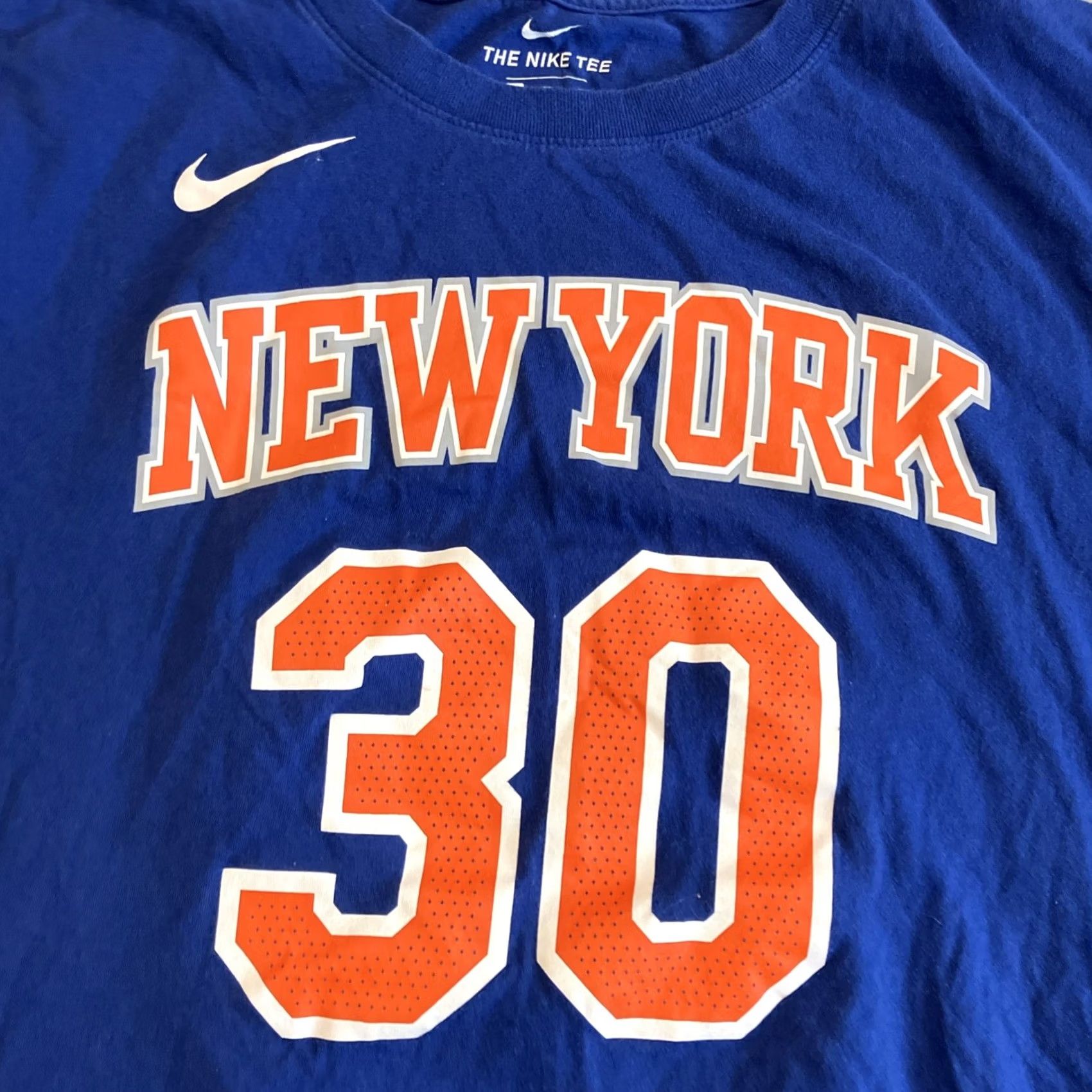 Nike Nike Shirt Mens XL Blue New York Knicks Julius Randle Player Jersey Men Size US XL / EU 56 / 4 - 2 Thumbnail