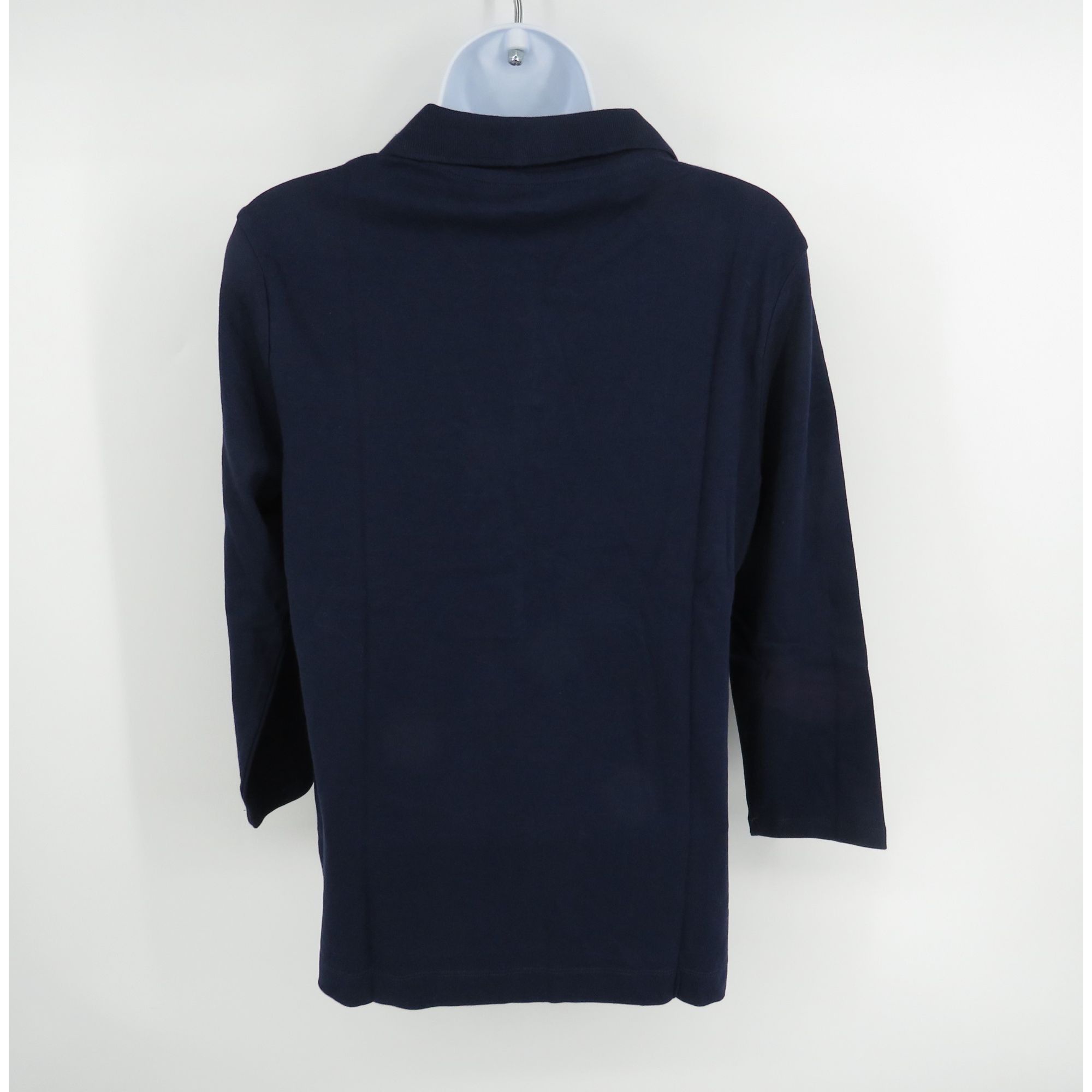 Other Kim Rogers Womens Navy Christmas Tree Embroidered 3/4 Sleeve Size S / US 4 / IT 40 - 4 Thumbnail