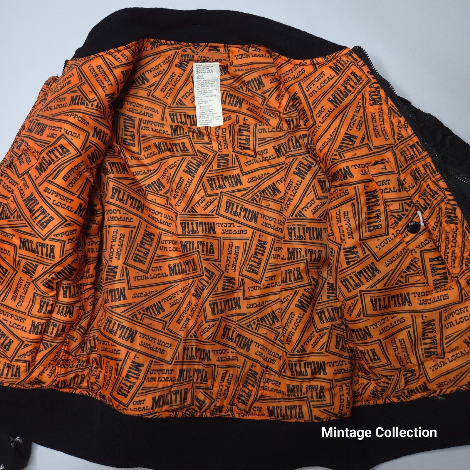 Wtaps WTAPS MILITIA BLACK MA-1 BOMBER JACKET RED DAWN Size US S / EU 44-46 / 1 - 10 Thumbnail