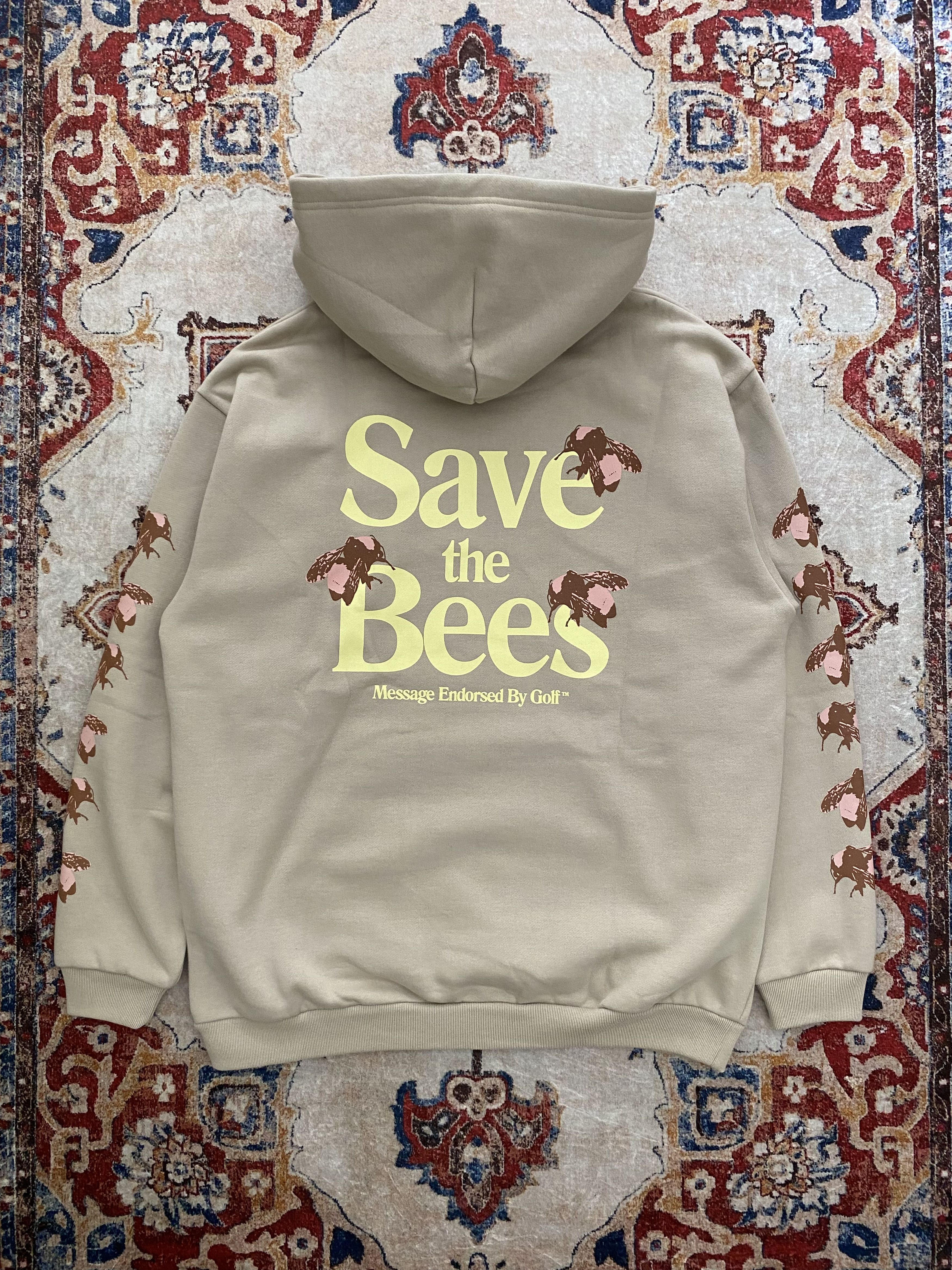 Golf Wang Golf Wang Save the Bees Hoodie - Sand Size US L / EU 52-54 / 3 - 1 Thumbnail