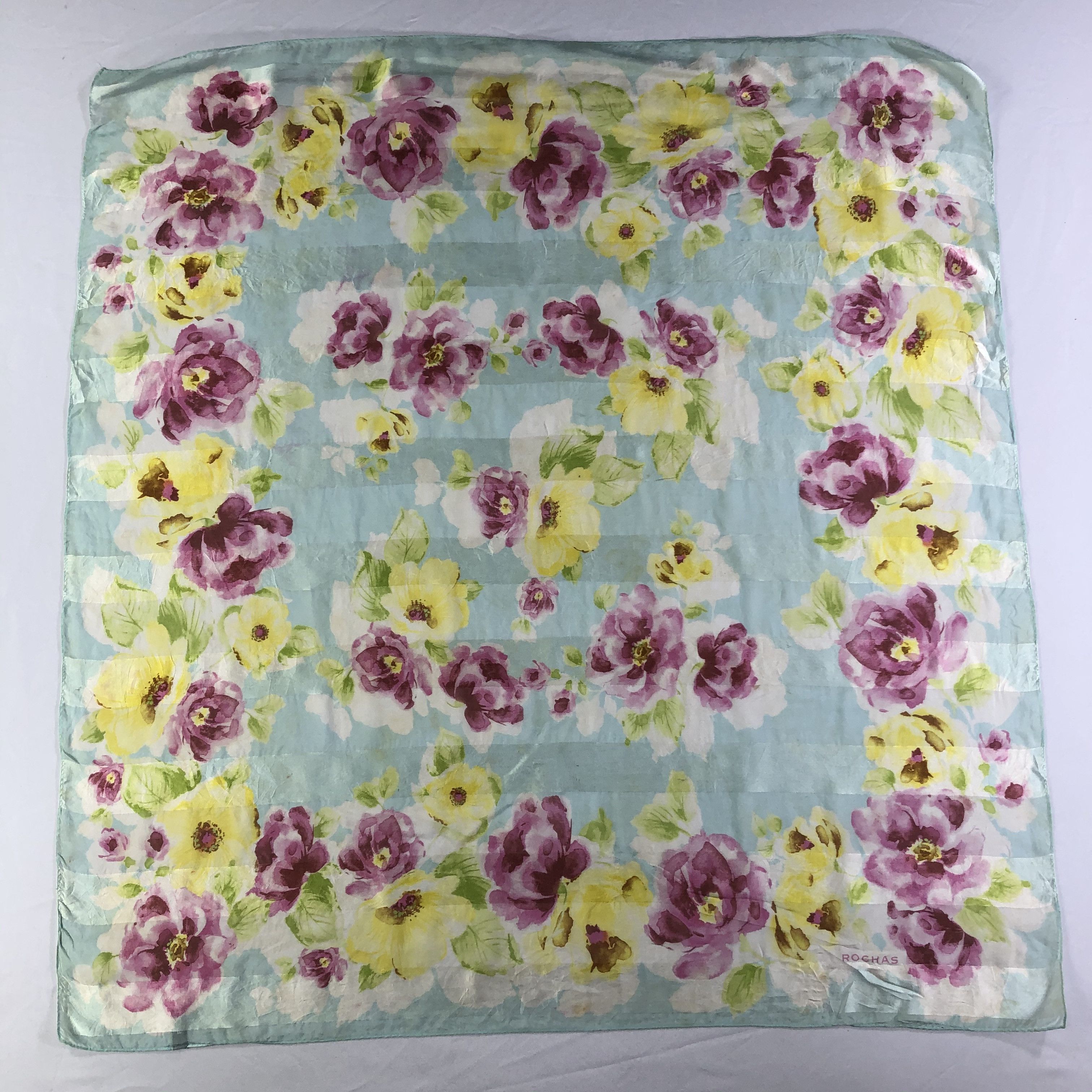 Rochas × Vintage Vintage Rochas Silk Scarf Size ONE SIZE - 2 Thumbnail