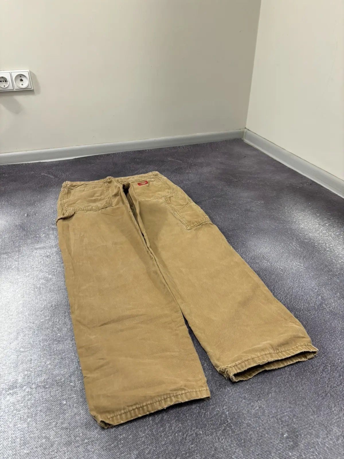 Dickies × Vintage Vintage Dickies Y2K Mustard Carpenter Work Hype Pants Jeans Size US 32 / EU 48 - 3 Thumbnail