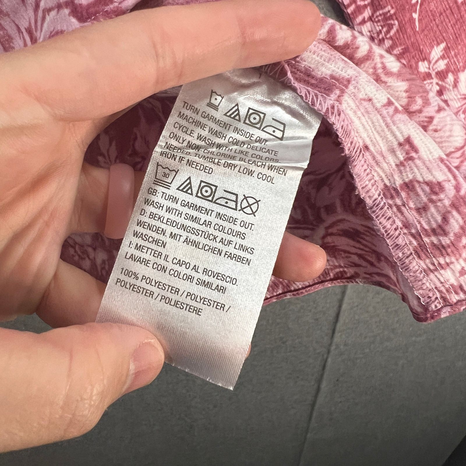 Isaac Mizrahi Isaac Mizrahi LIVE! Printed Peasant Blouse with Y Size XS / US 0-2 / IT 36-38 - 9 Thumbnail
