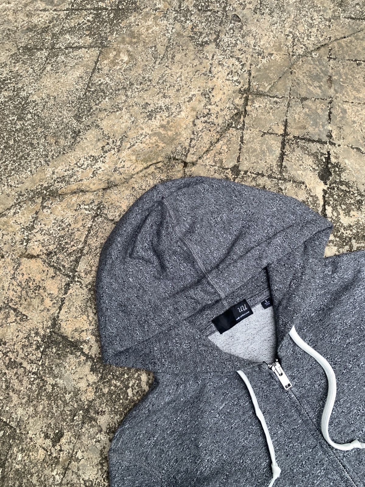 Jun Takahashi × Undercover × Uniqlo Uniqlo Undercover Grey Double Pocket Heavy Zip up Hoodie Size S / US 4 / IT 40 - 7 Thumbnail