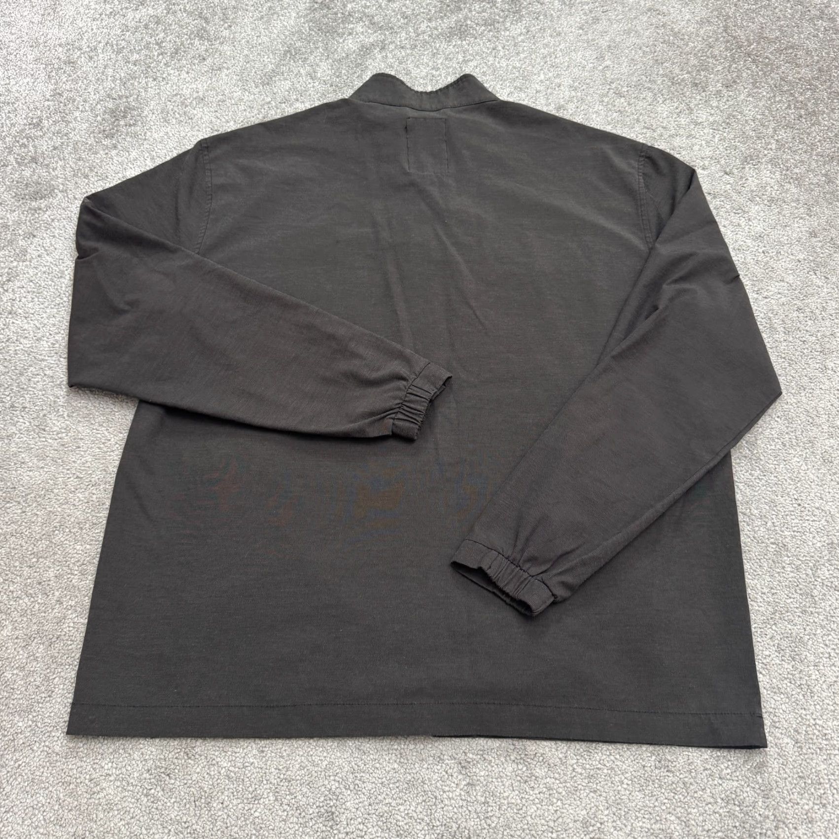 Vintage Linksoul Boardwalker Windbreaker Jacket Mens L Charcoal Gray 1/2 Zip Golf Size US L / EU 52-54 / 3 - 2 Thumbnail