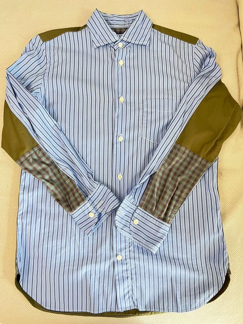 Junya Watanabe Junya Watanabe Man Striped Shirt Size US XS / EU 42 / 0 - 2 Thumbnail