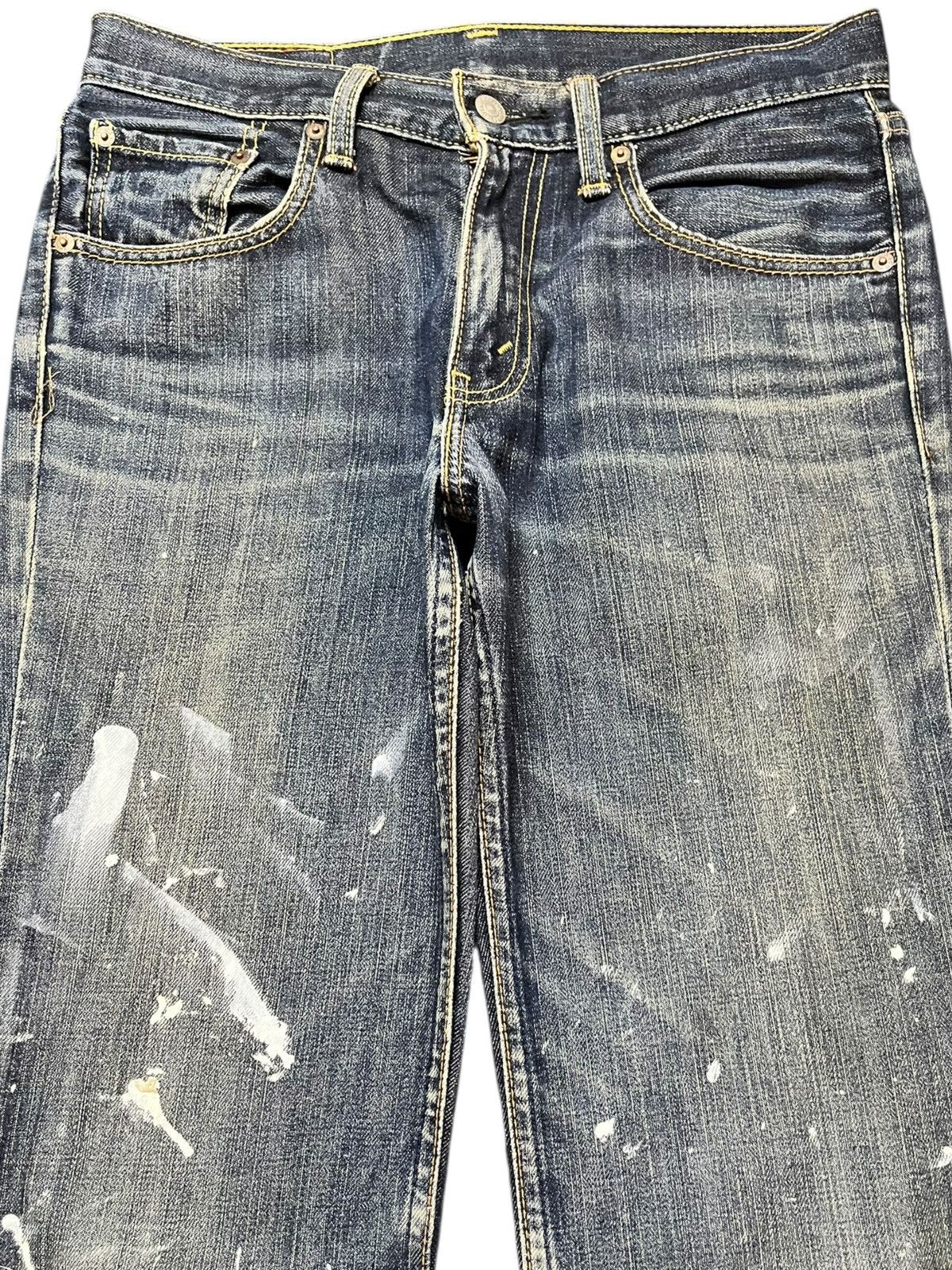 Levi's Vintage Clothing Vintage Levi’s 707 Flare Paint Splatter Denim Size US 30 / EU 46 - 2 Thumbnail