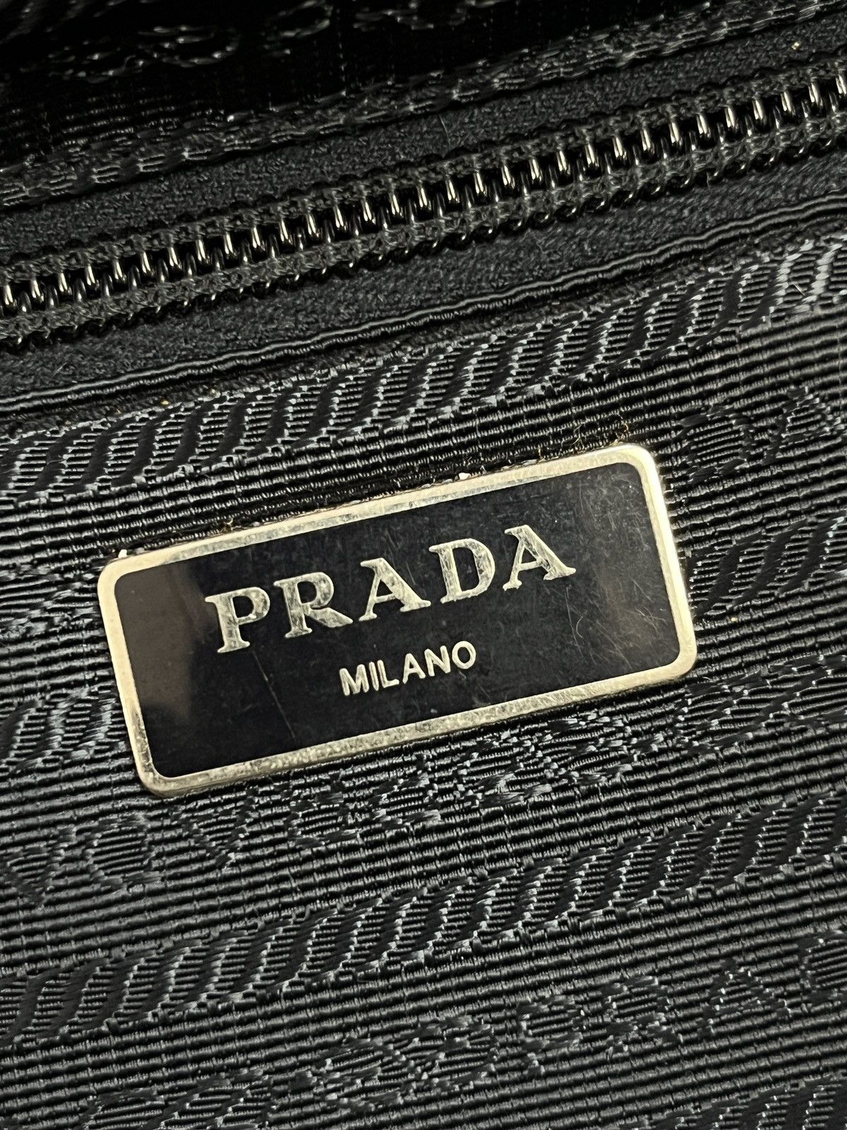 Prada Prada Navy Nylon Crossbody Bag Size ONE SIZE - 6 Thumbnail