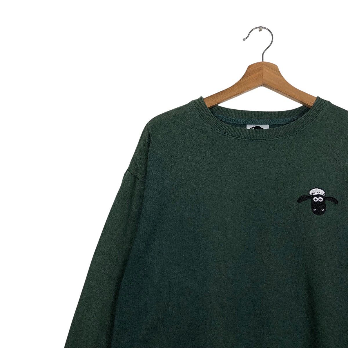 Cartoon Network 📌Vintage Sweatshirt Shaun The Sheep Big Logo Design Size US L / EU 52-54 / 3 - 8 Thumbnail