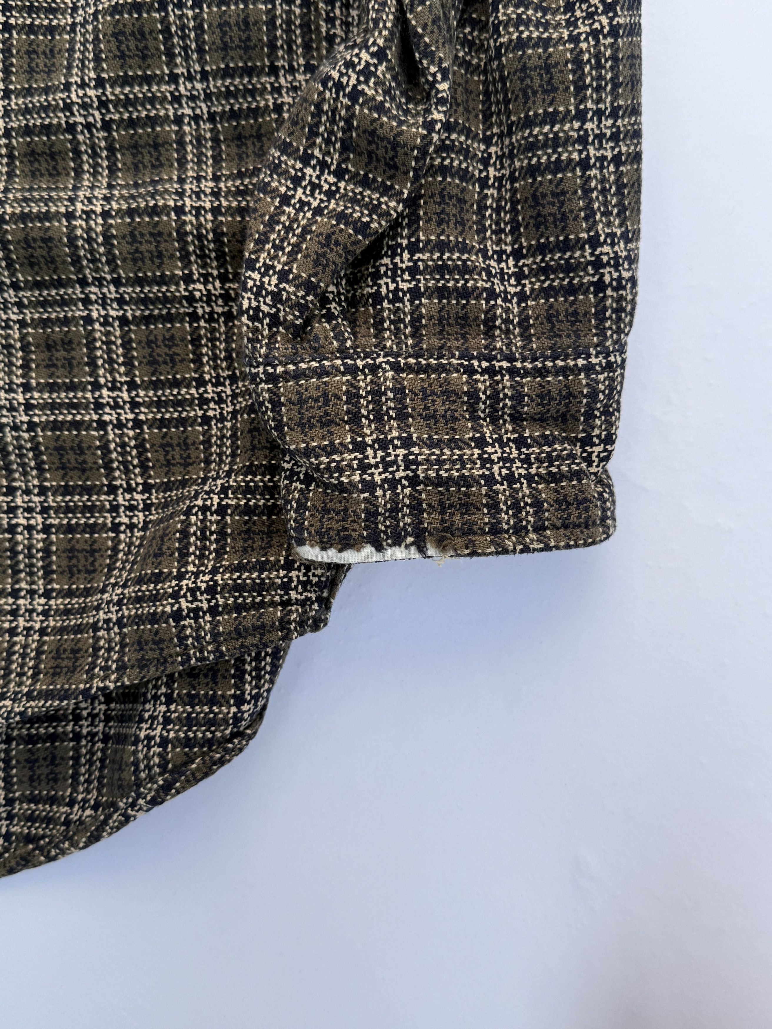 Abercrombie & Fitch Abercrombie & Fitch Vintage Oversized Flannel Utility Shirt Size US XL / EU 56 / 4 - 5 Thumbnail