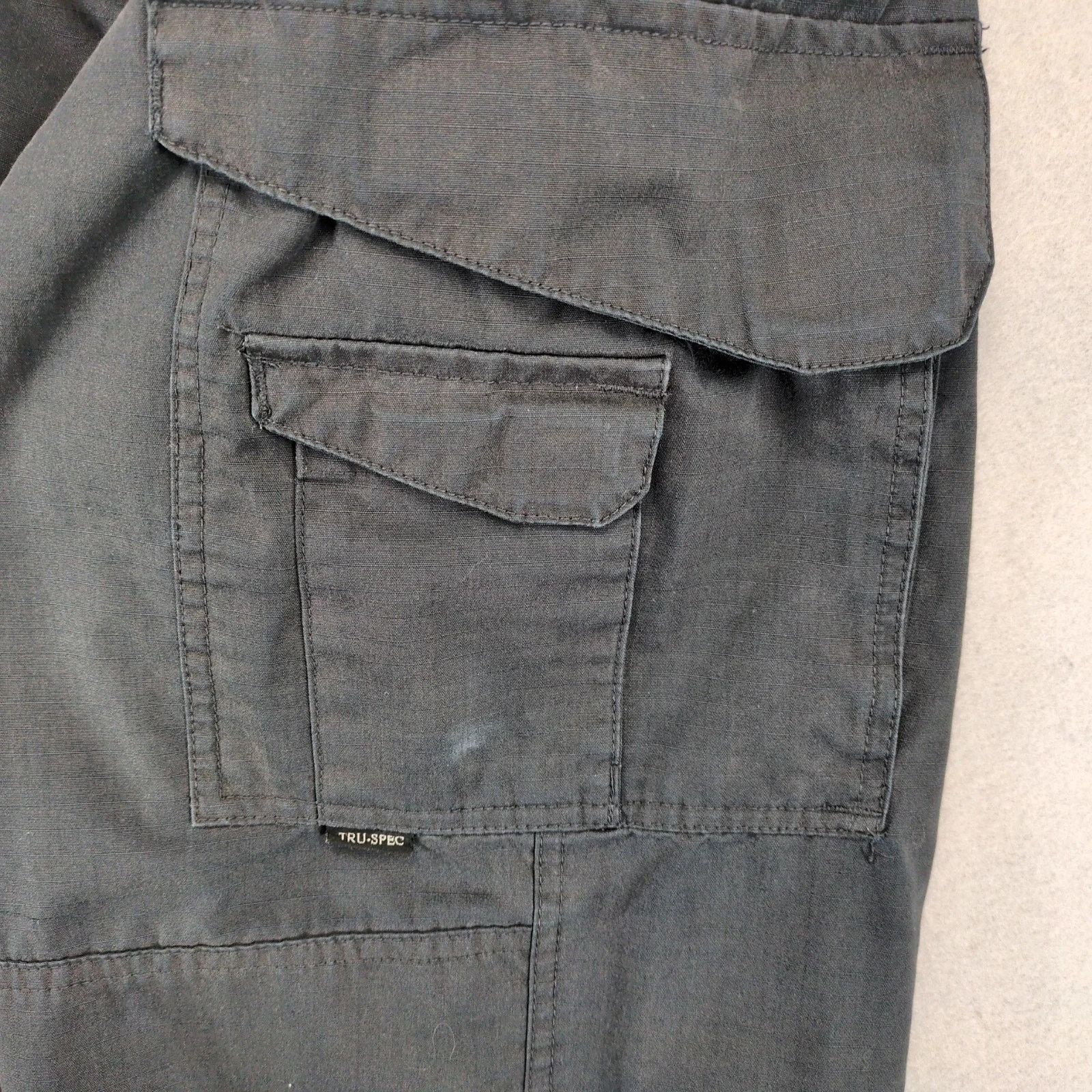 Tru-Spec Tru-Spec Black Tactical Cargo Pants 36x34 Ripstop Reinforced Size US 36 / EU 52 - 9 Thumbnail