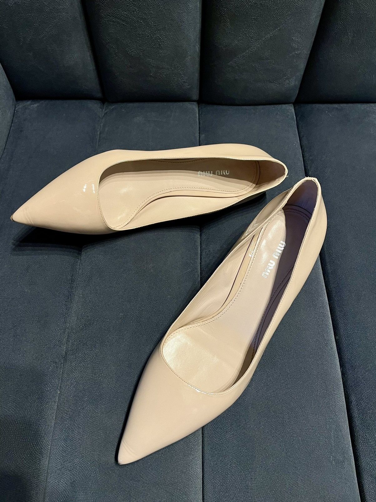 Miu Miu Miu Miu nude heels Size US 9.5 / IT 39.5 - 2 Thumbnail