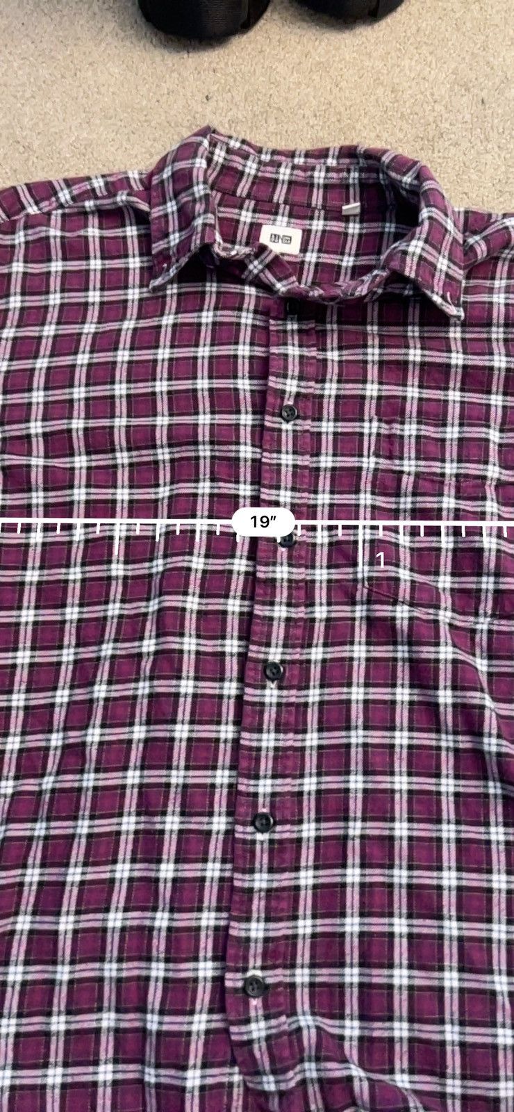 Uniqlo Nice Uniqlo purple stripe button up flannel Size US L / EU 52-54 / 3 - 3 Thumbnail