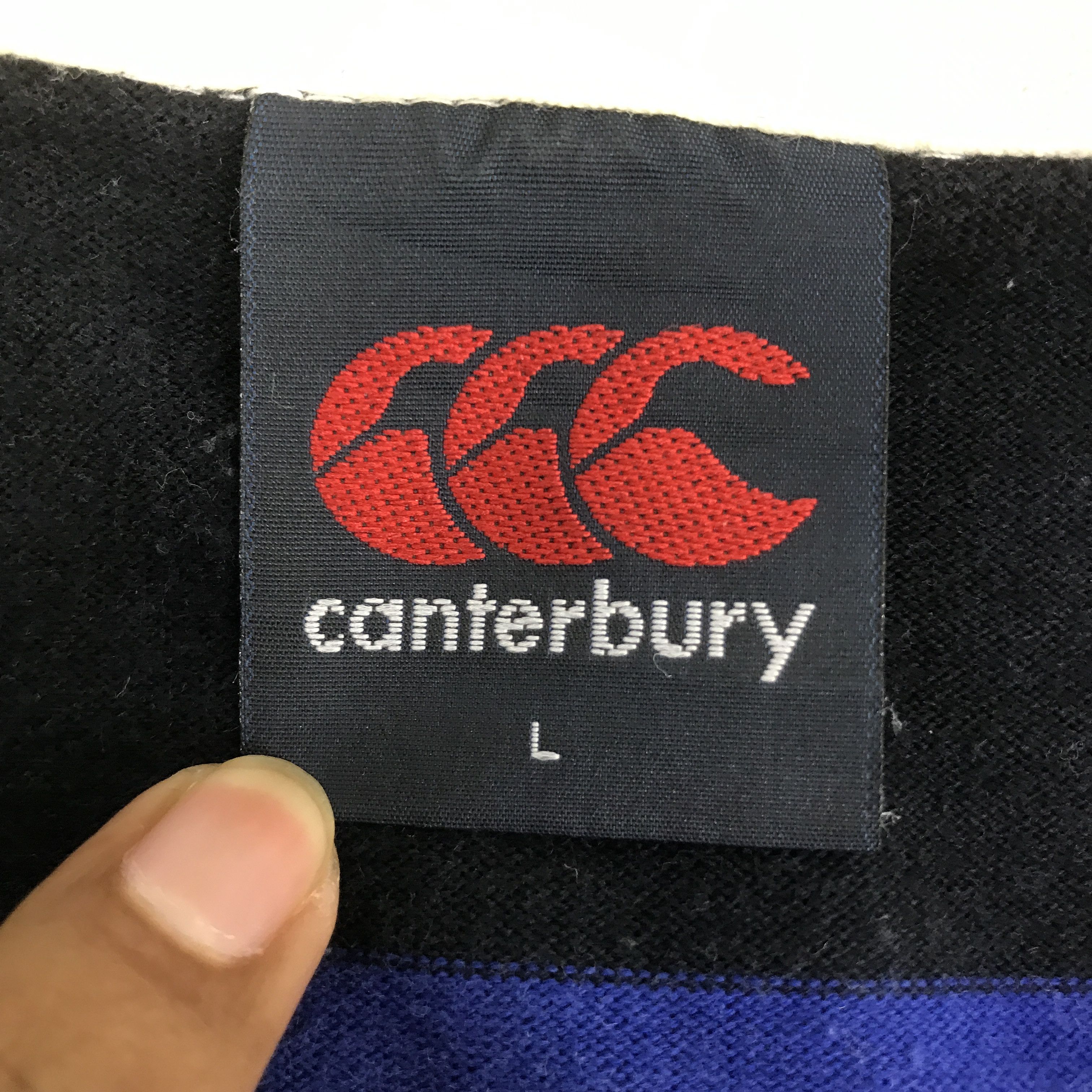 Canterbury of New Zealand CANTERBURY STRIPED LONG SLEEVE POLO SHIRT K93B41 Size US L / EU 52-54 / 3 - 9 Thumbnail