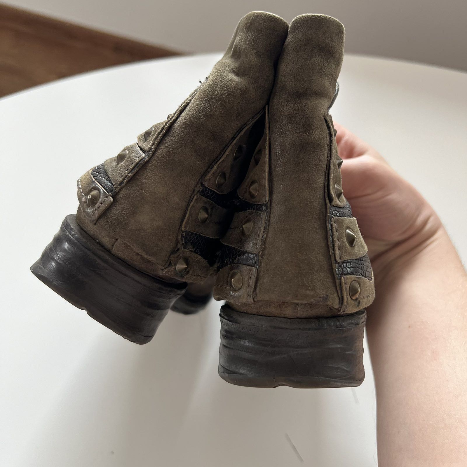 A.S.98 A.S. 98 Boots Shoes Leather Style Rick Owens Size 36 Size US 6 / IT 36 - 5 Thumbnail