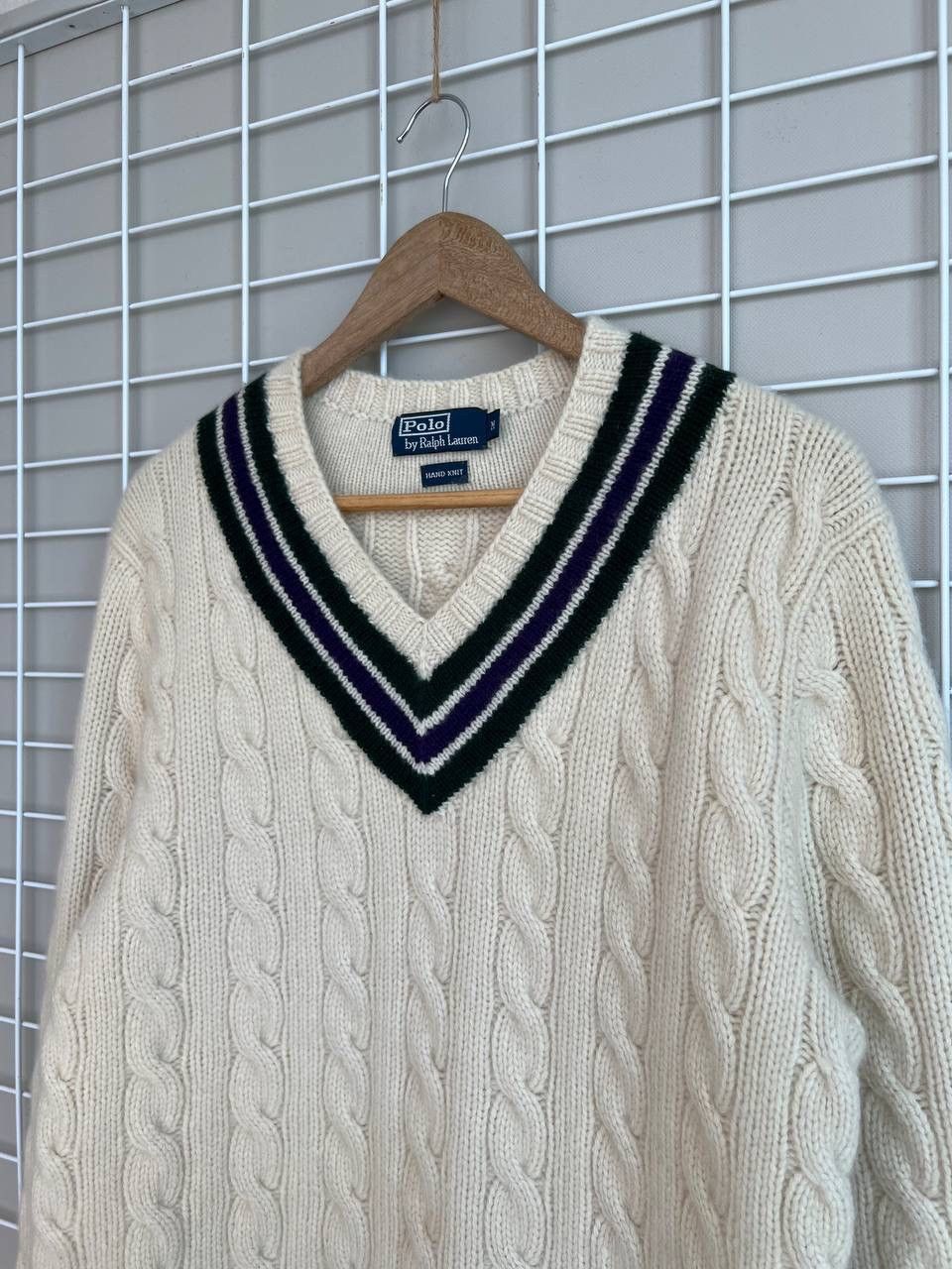 Polo Ralph Lauren Polo Ralph Lauren Wimbledon Knit Cashmere Sweater Size M Size US M / EU 48-50 / 2 - 4 Thumbnail