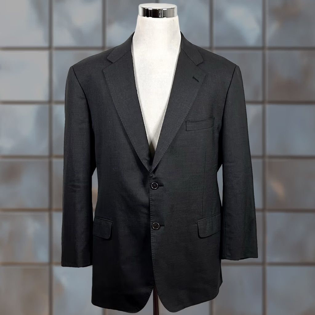 Brooks Brothers Brooks Brothers Sport Coat Gray Wool Blend Two Button Lined Double Vented 44R Mens Regular Jacket Coat Notch Lapel Size US XS / EU 42 / 0 - 1 Thumbnail