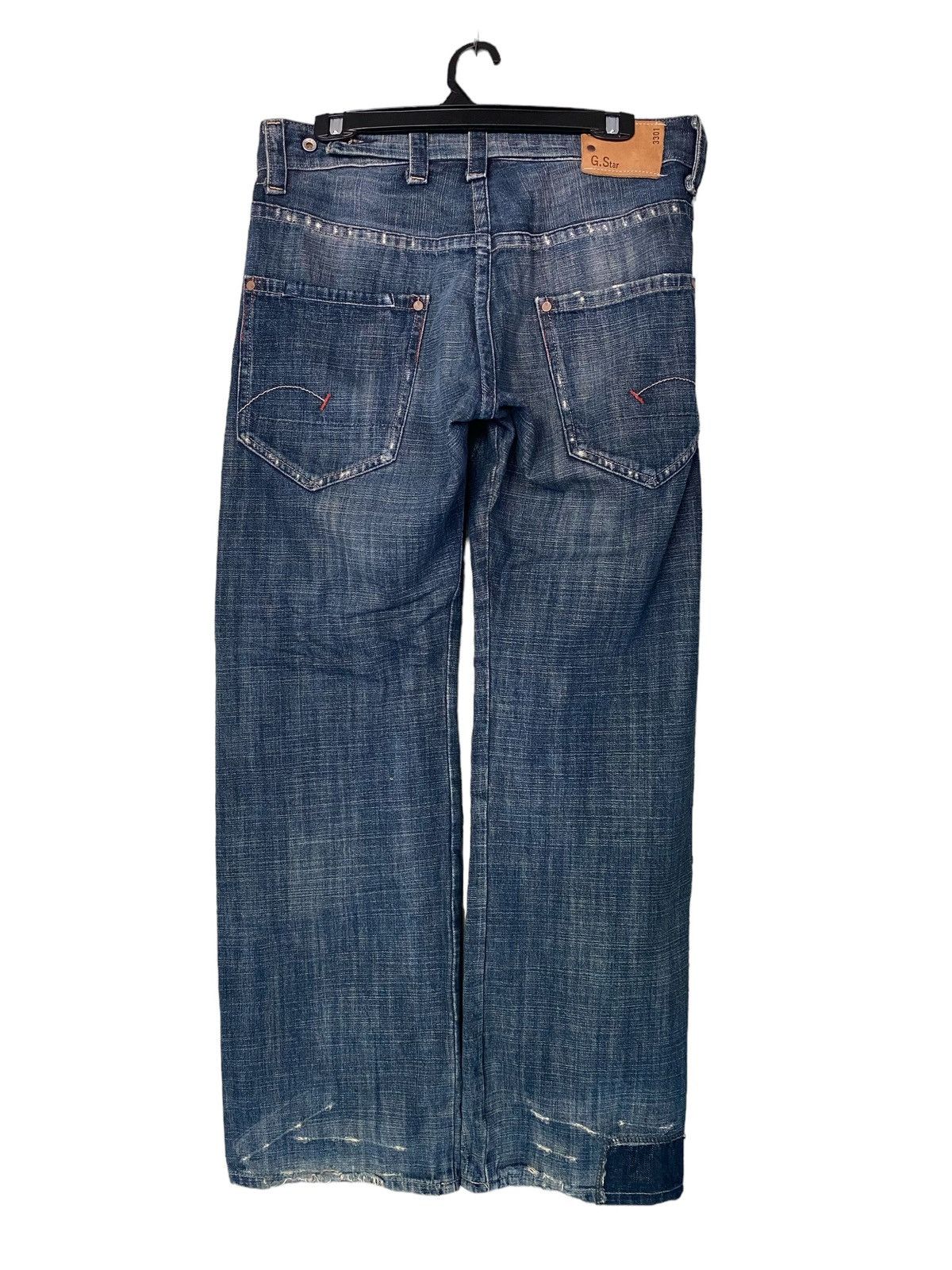 G-Star G.Star Raw Disressed Loose Jeans W34” Size US 34 / EU 50 - 6 Thumbnail