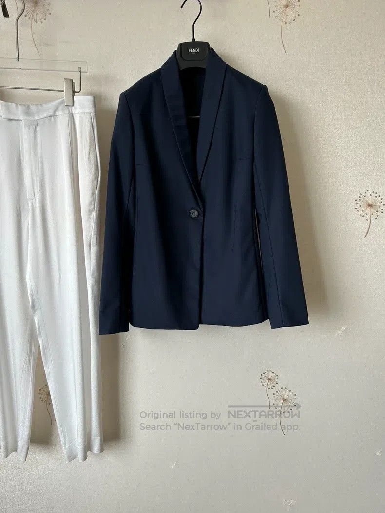 The Row The row Dark blue cotton jacket Size M / US 6-8 / IT 42-44 - 1 Thumbnail