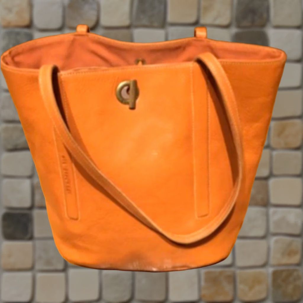 Vintage Il Bisonte Tote Bag Brown F121 Size ONE SIZE - 1 Thumbnail