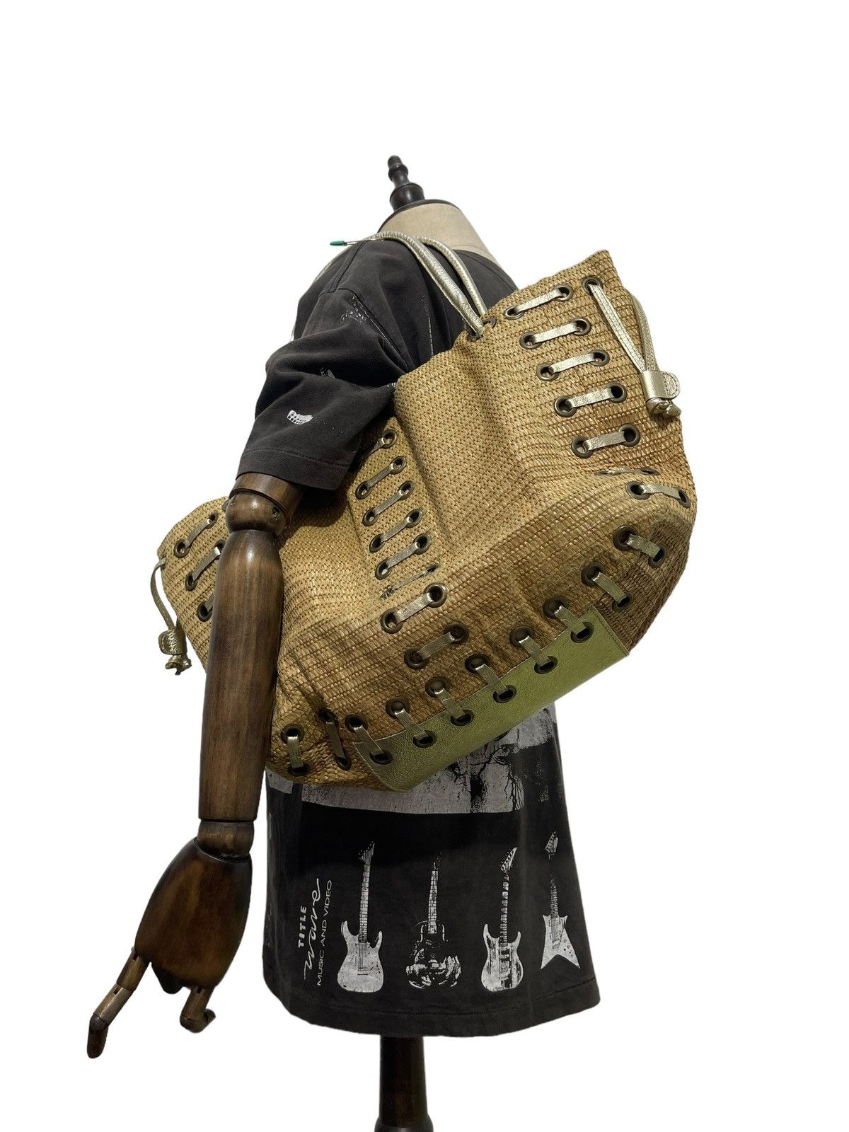 Fibers Leather Serpui Marie Handmade Shoulder Bag 5🟩