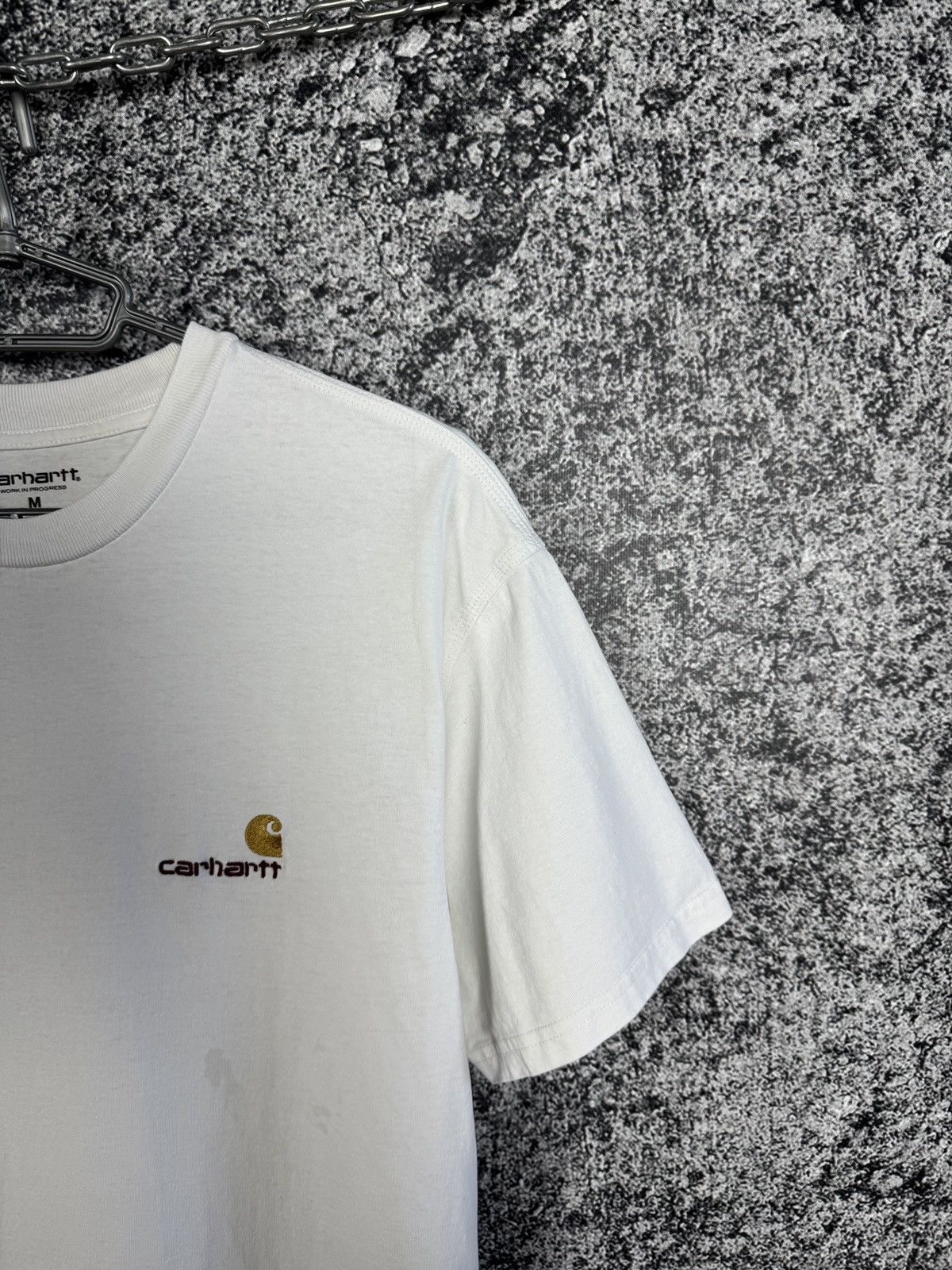 Carhartt Men’s Carhartt Short Sleeve American Script T-Shirt Size M Size US M / EU 48-50 / 2 - 2 Thumbnail