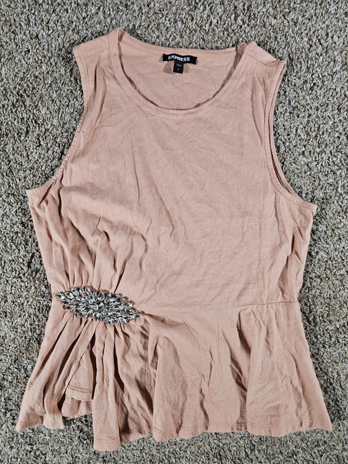 Express Express Crystal Tank Top Size S / US 4 / IT 40 - 1 Thumbnail