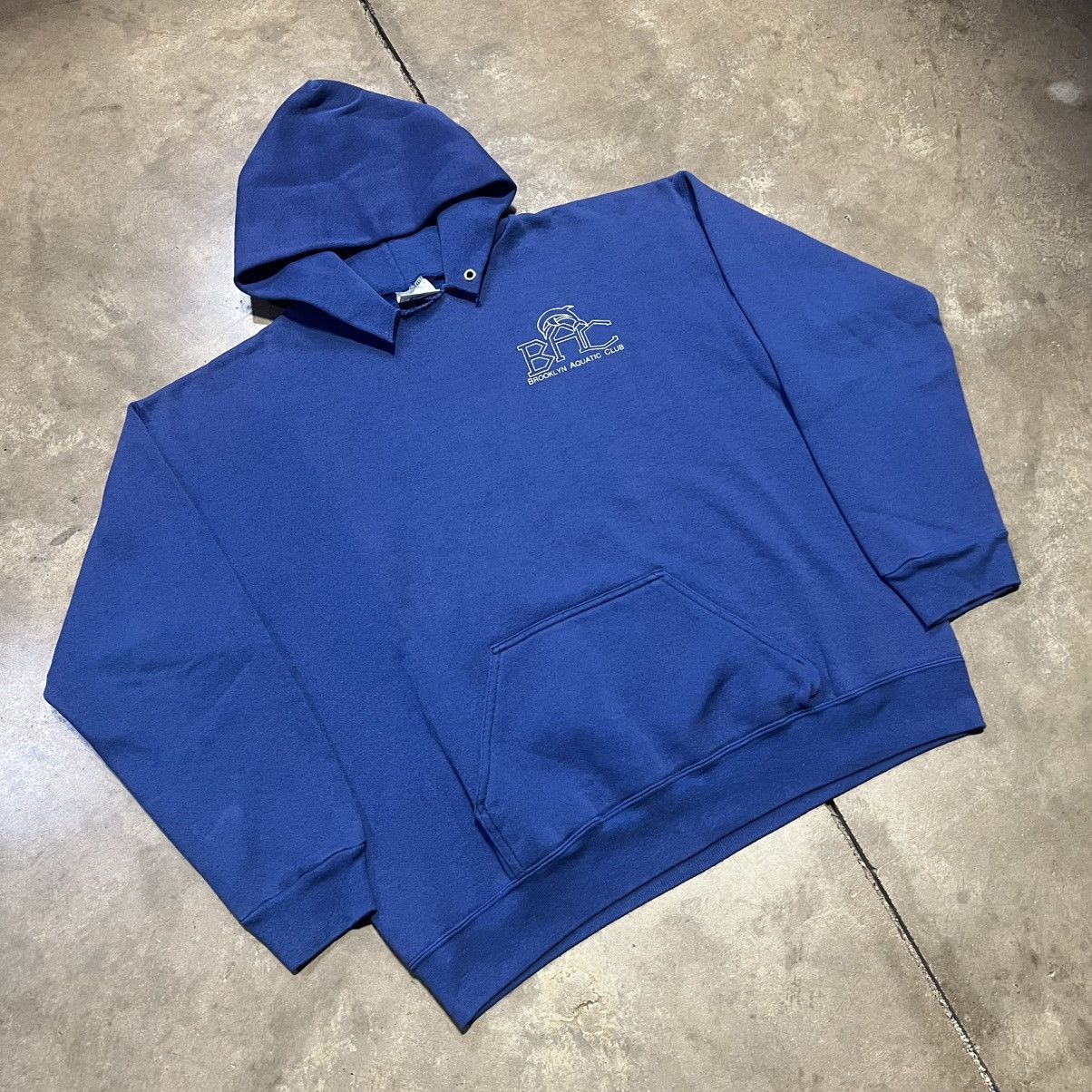 Vintage Vintage 80s Discus Athletic Hoodie Sweatshirt Brooklyn NYC Size US XL / EU 56 / 4 - 5 Thumbnail