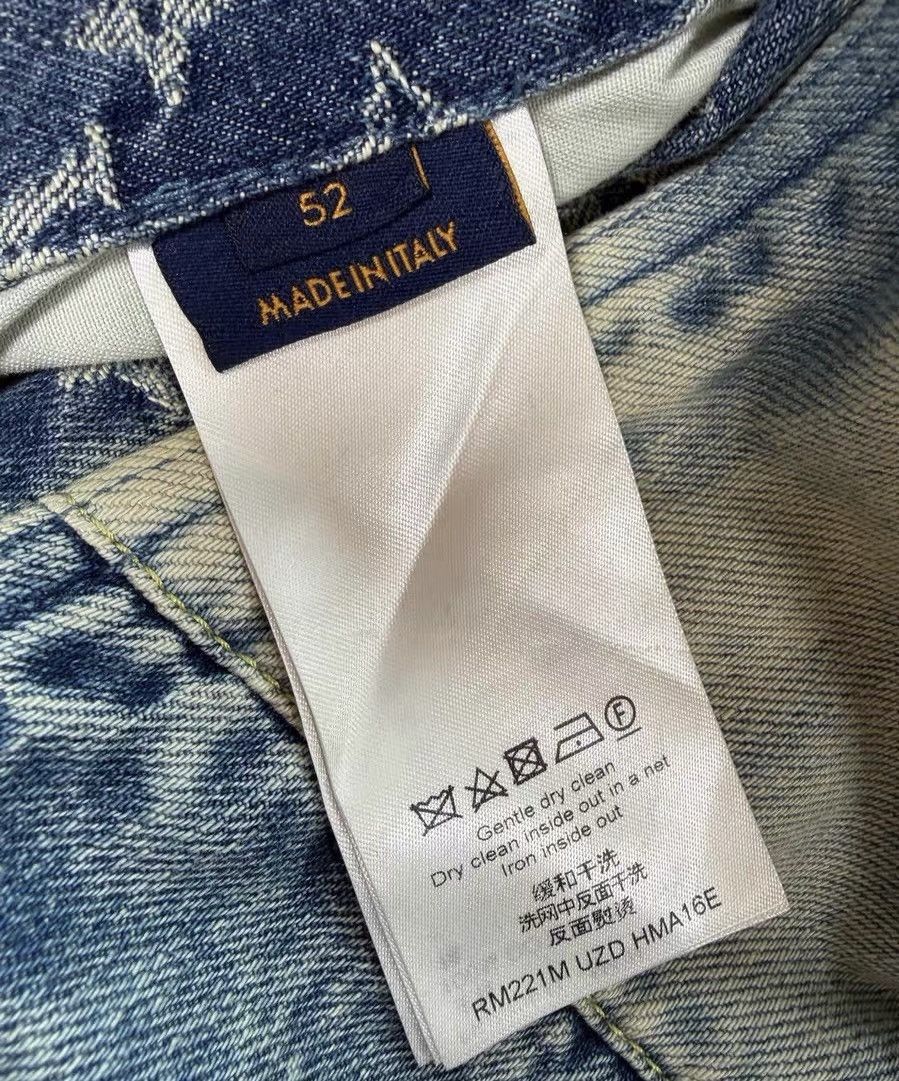 Louis Vuitton × Nigo Louis Vuitton Nigo 52 Monogram Patchwork Denim Hoodie Jacket Size US L / EU 52-54 / 3 - 8 Thumbnail