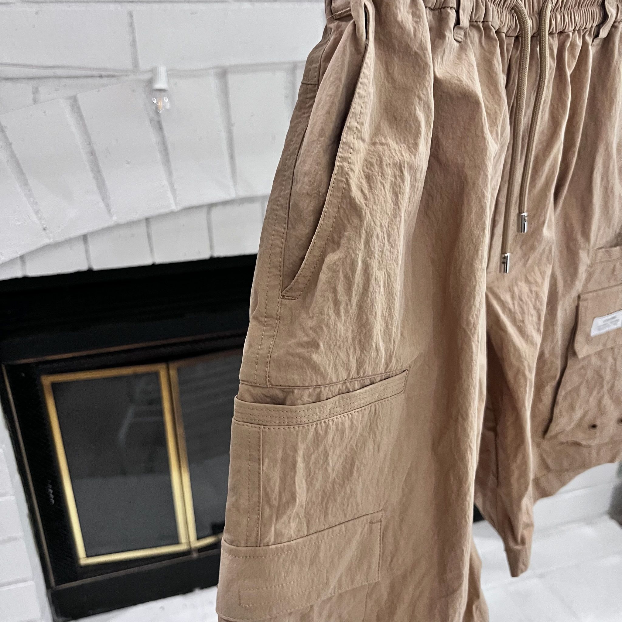 Stampd STAMPD Polyester/Nylon Utility Drawstring Cargo Short Pants Size US 32 / EU 48 - 4 Thumbnail