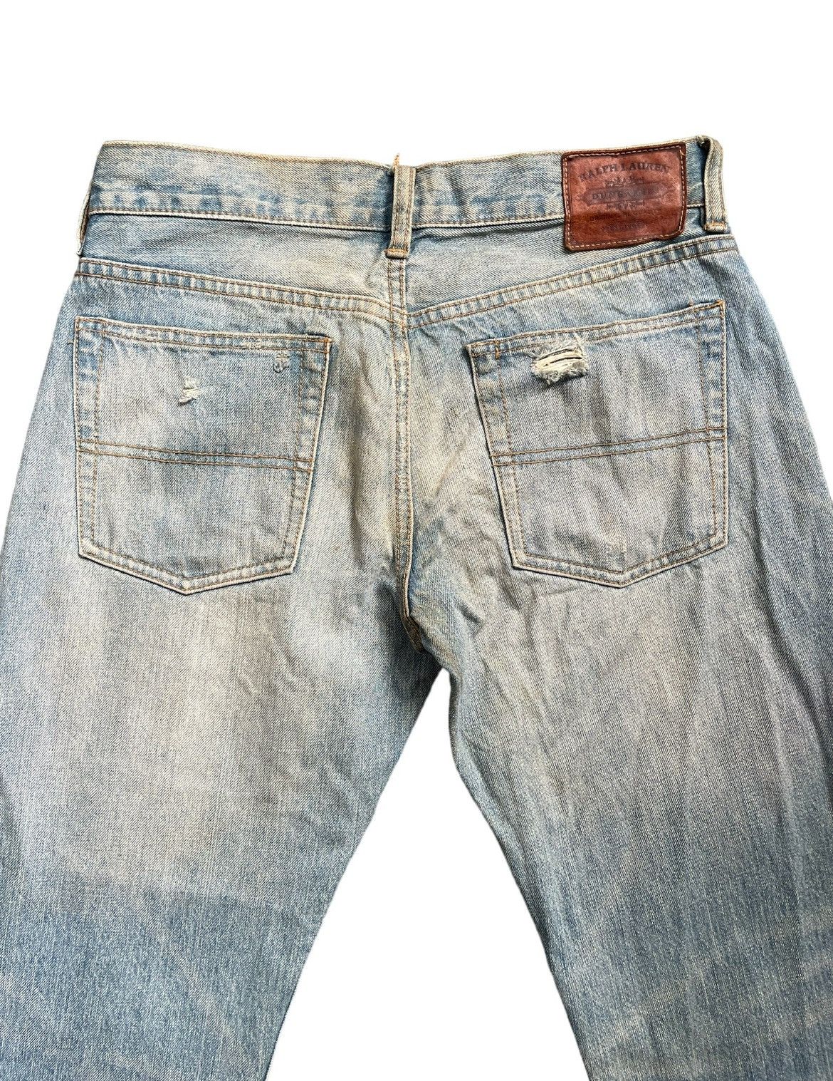 Ralph Lauren Vintage Ralph Lauren Custom Patchwork Jeans Size 28" / US 6 / IT 42 - 9 Thumbnail