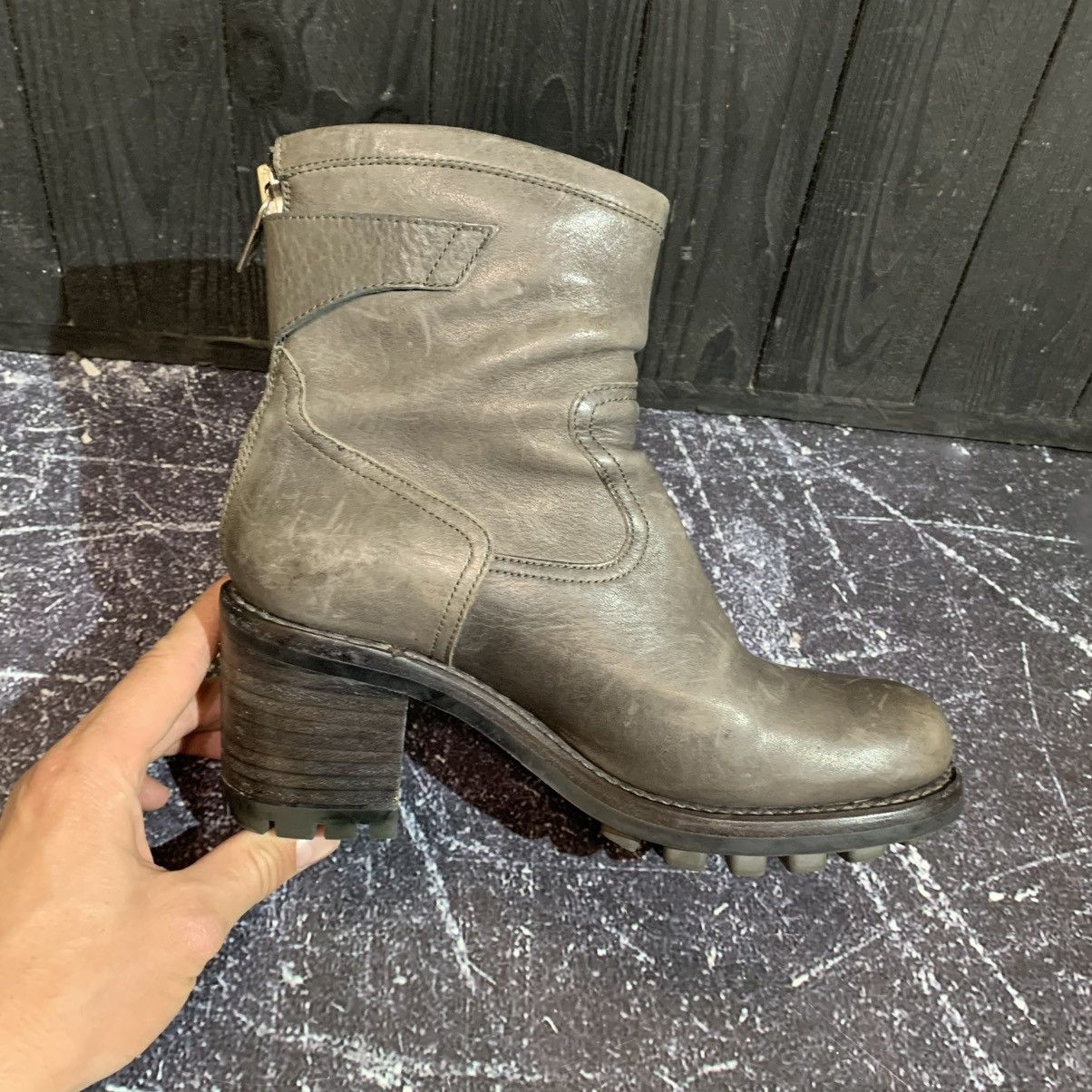 Japanese Brand FREE LANCE Leather Biker Wmns Boots Size 36 Rick Owens Style Size US 6 / IT 36 - 9 Thumbnail