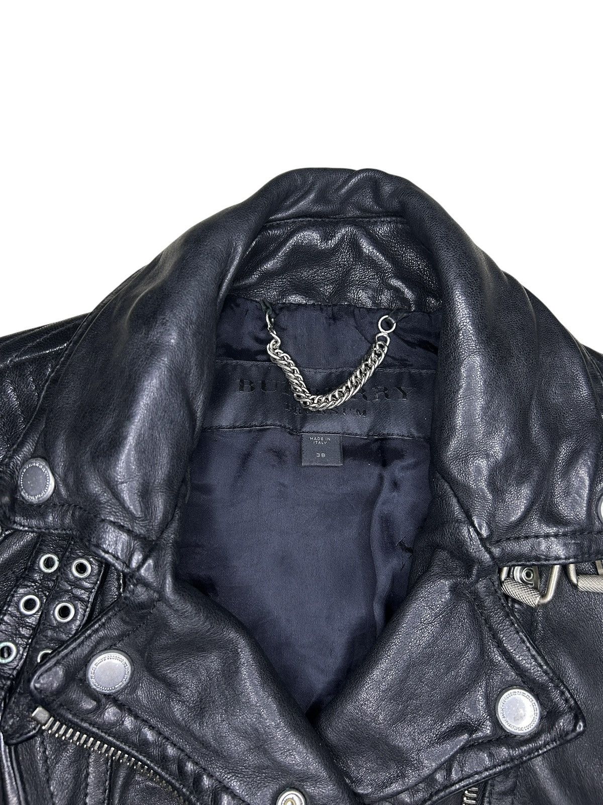 Burberry Prorsum S/S 11 Loseley Moto Jacket Size XS / US 0-2 / IT 36-38 - 3 Thumbnail
