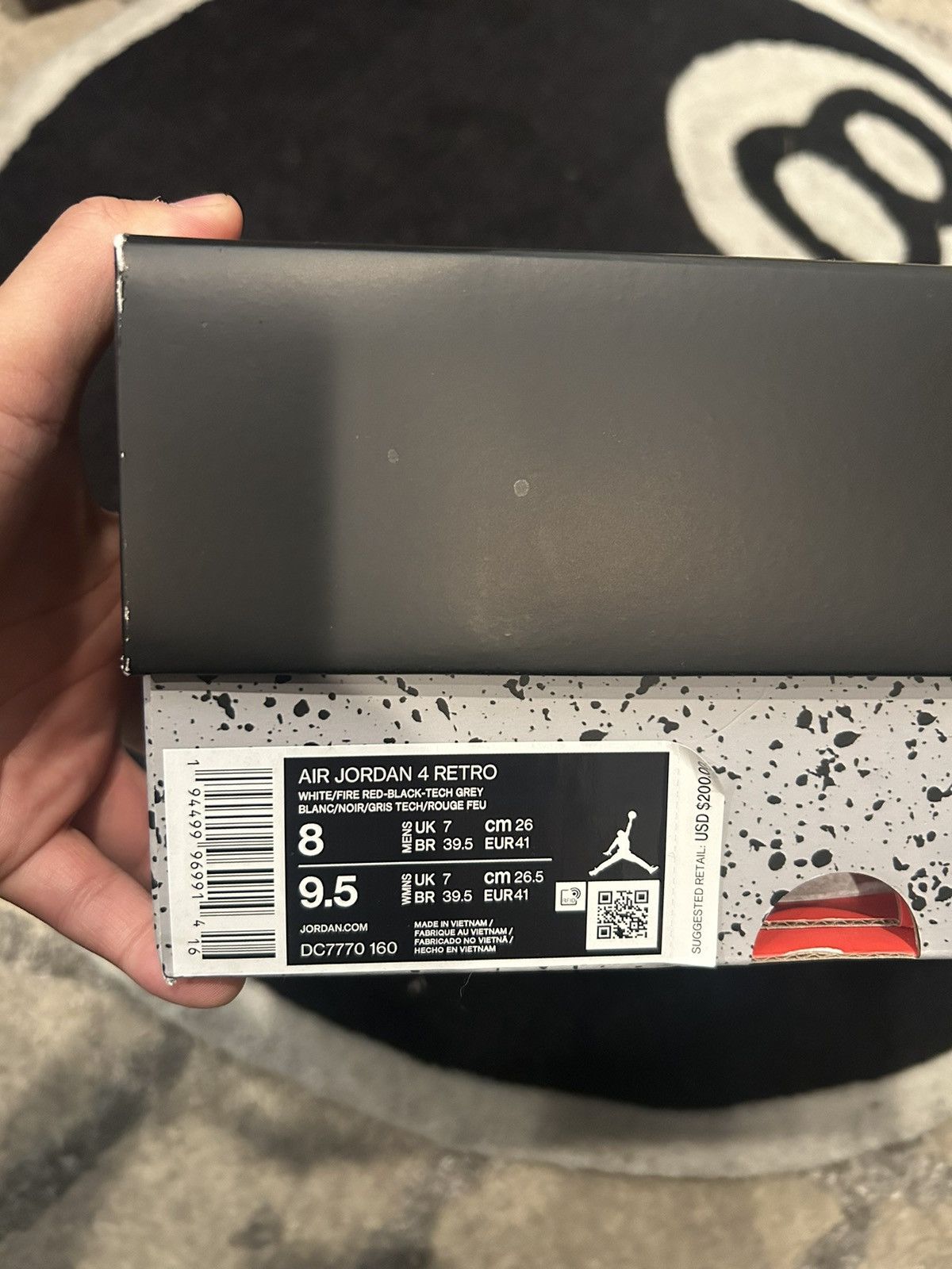 Jordan Brand Air Jordan 4 Retro ‘Fire Red’ Size US 8 / EU 41 - 9 Thumbnail