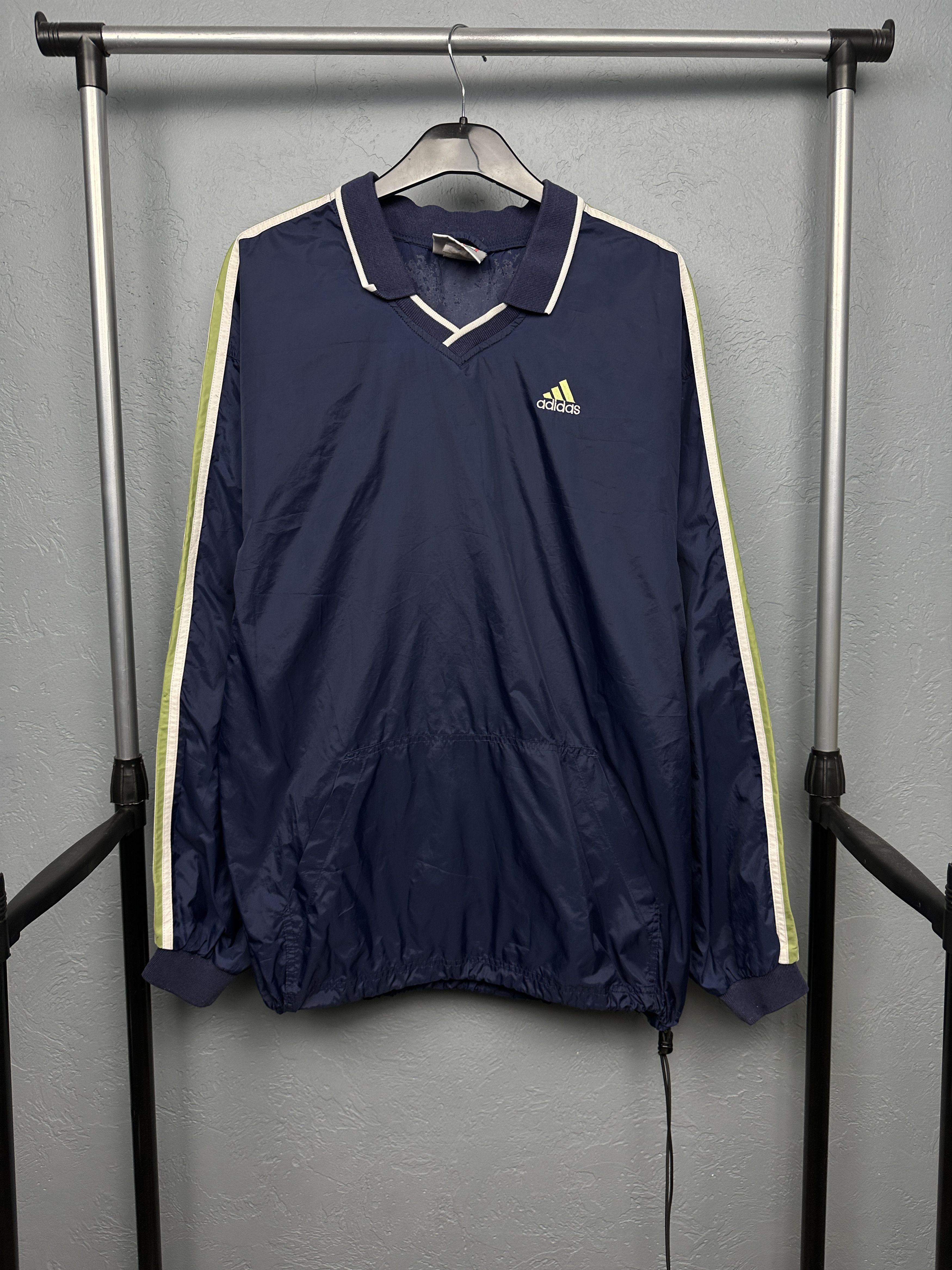 Adidas × Vintage Adidas 90s Vintage Mens Nylon Jacket Size US XL / EU 56 / 4 - 3 Thumbnail