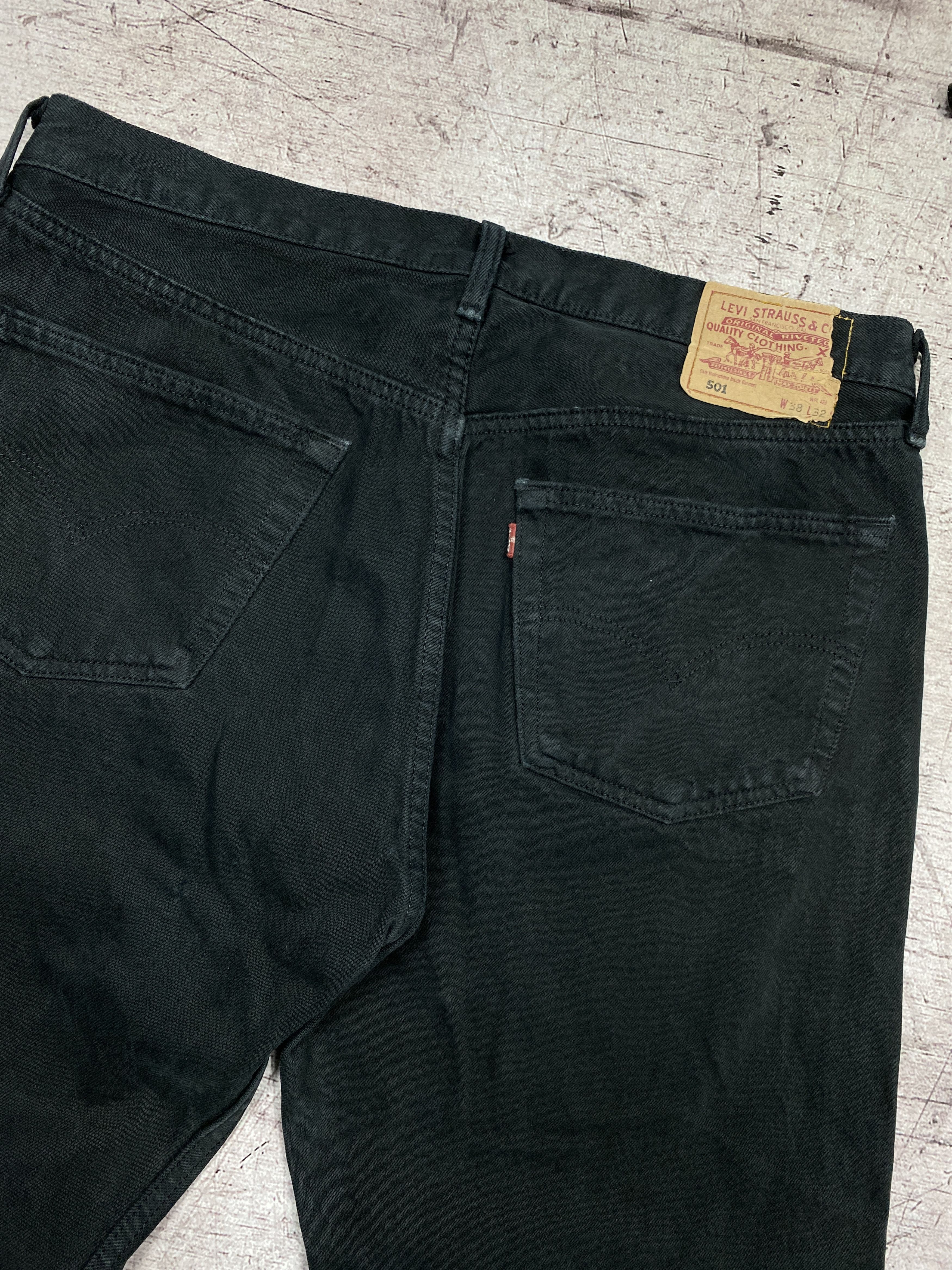 Levi's × Levi's Vintage Clothing Levi's 501 Vintage Mens Denim Pants Jeans Size US 38 / EU 54 - 2 Thumbnail