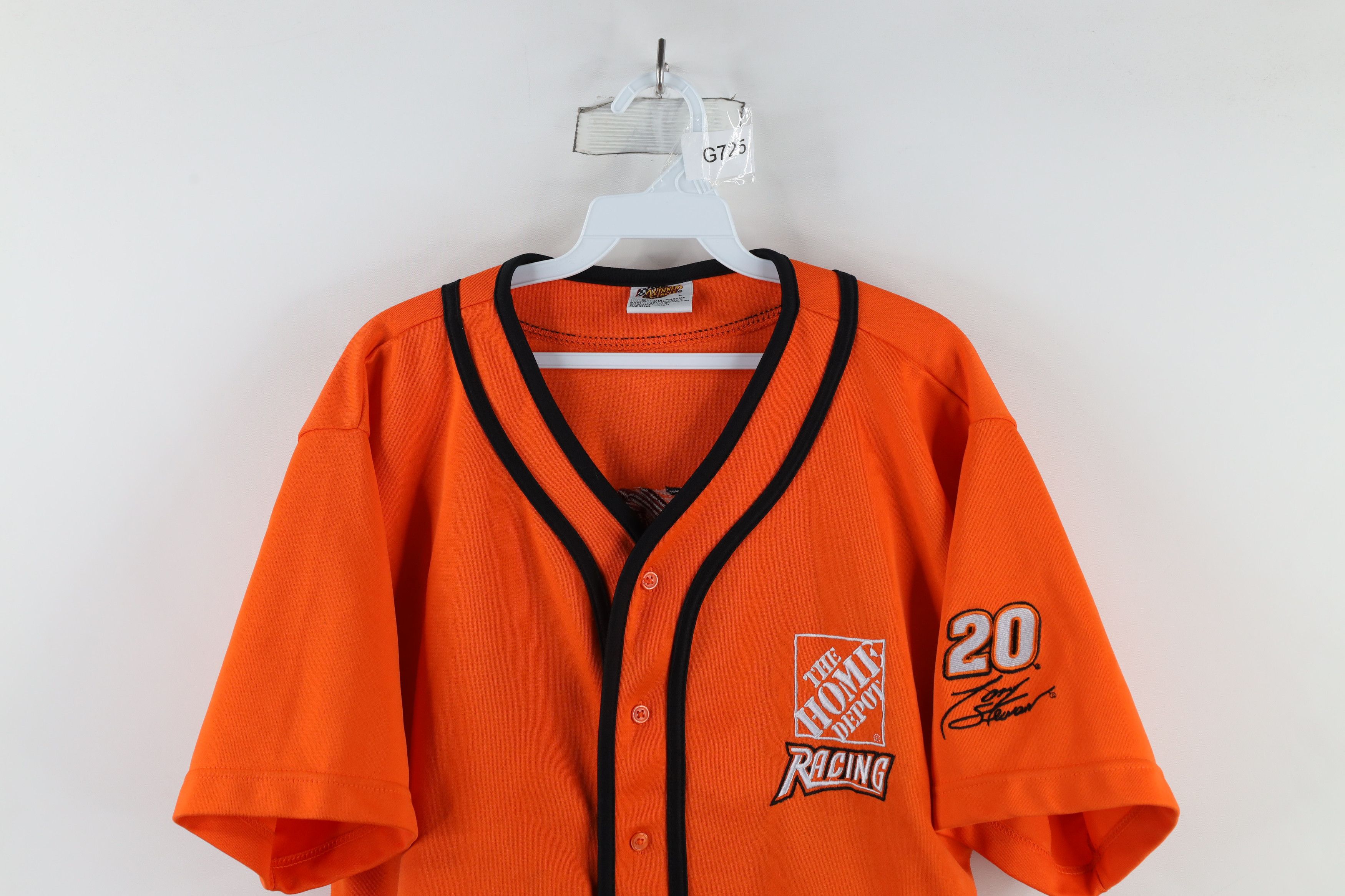 Vintage Vintage NASCAR Racing Home Depot Baseball Jersey Orange Size US L / EU 52-54 / 3 - 2 Thumbnail