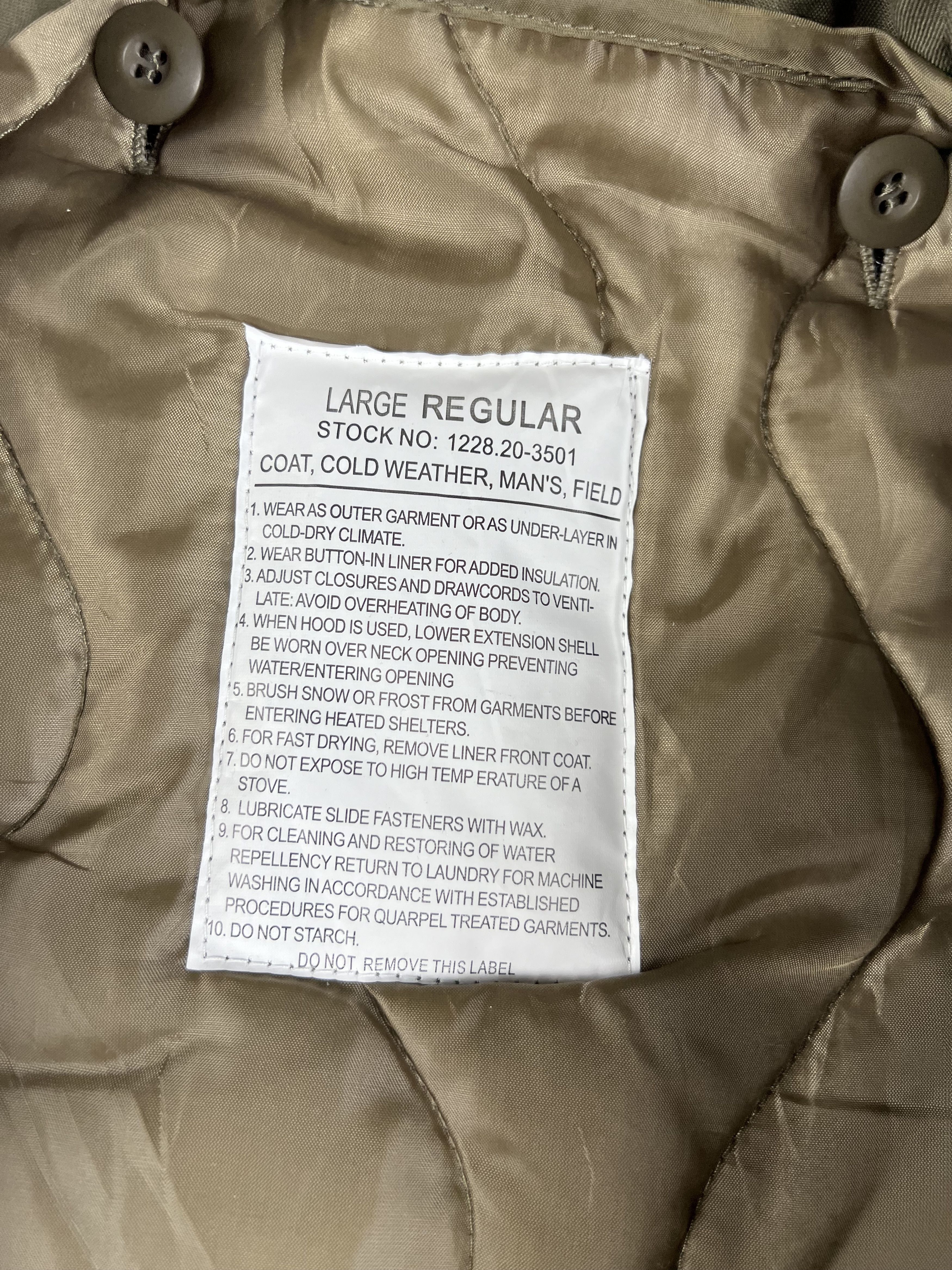 Other M 65 Field Jacket L Reg Size US L / EU 52-54 / 3 - 3 Thumbnail