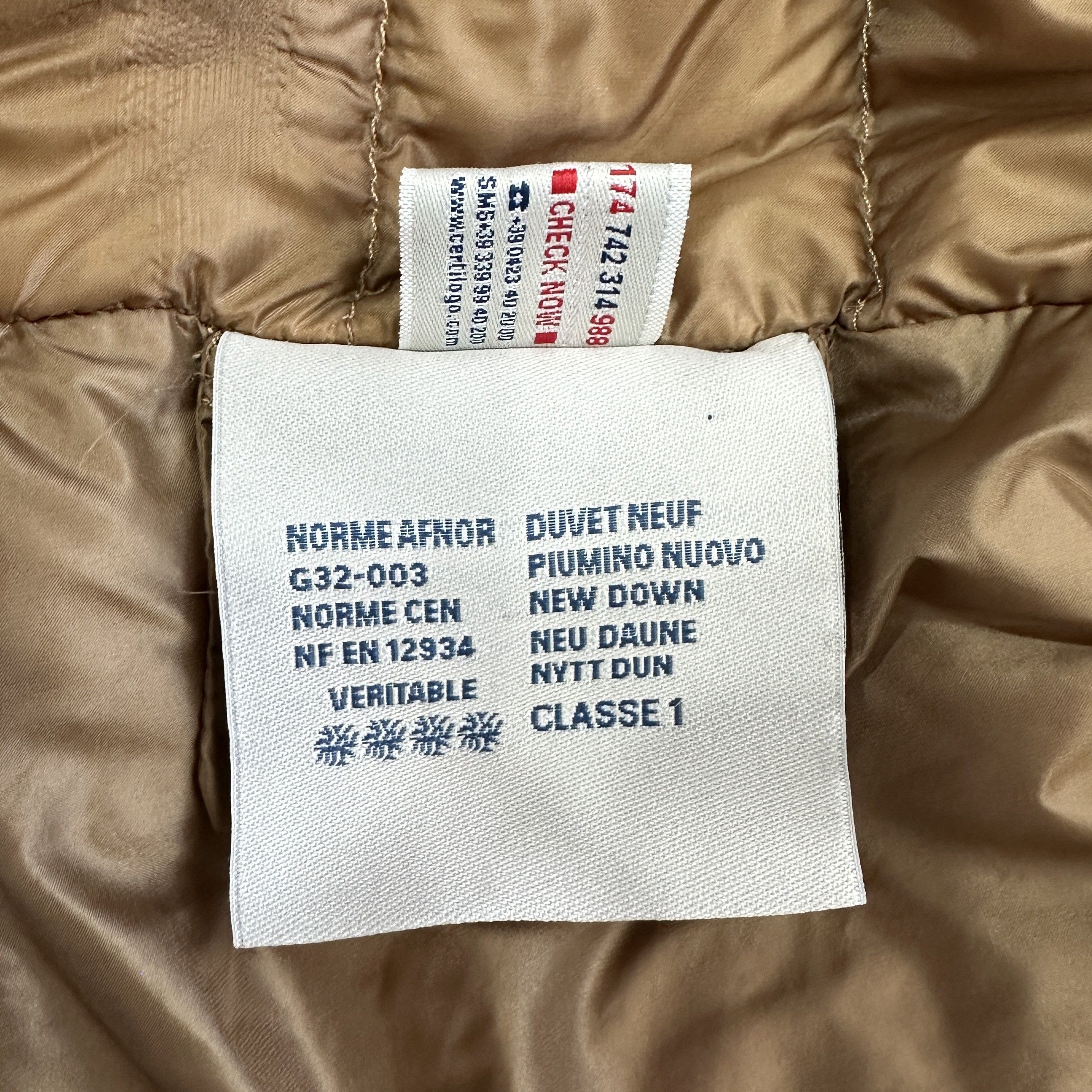 Moncler MONCLER Eden Light Down Jacket Size2 XS-S Beige Luxury Brand Size S / US 4 / IT 40 - 20 Thumbnail