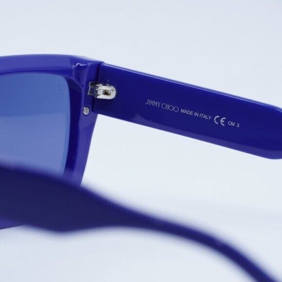 Jimmy Choo Jimmy Choo RYLAN/S 0PJP KU Sunglasses Blue Shield Frame Size ONE SIZE - 4 Thumbnail